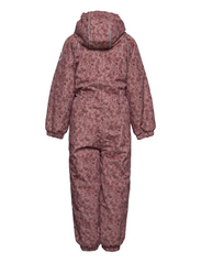 mikk-line - Polyester Junior Suit - Aop Floral - snowsuit - mink - 3