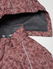 mikk-line - Polyester Junior Suit - Aop Floral - snowsuit - mink - 7