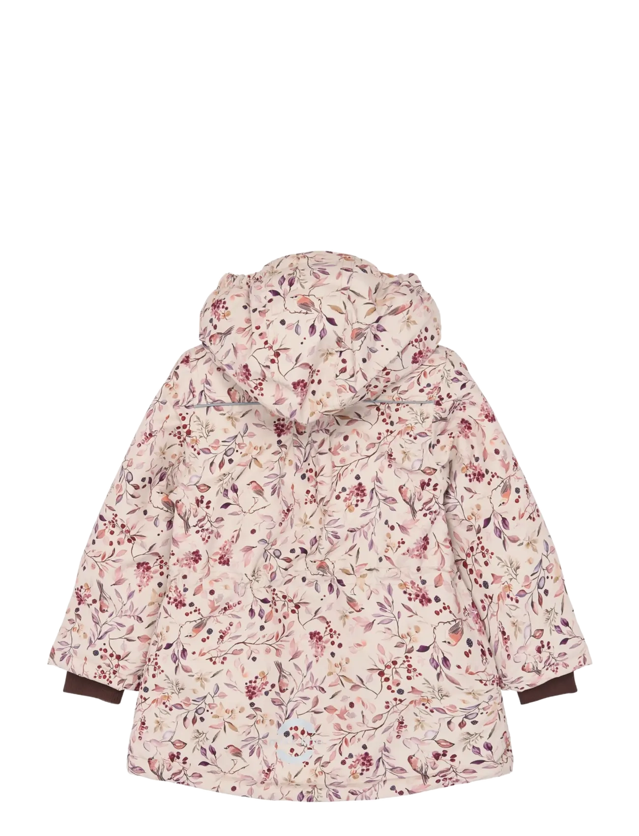 mikk-line - Polyester Jacket - Aop Floral - dunjakker - berries & birds aop - 1