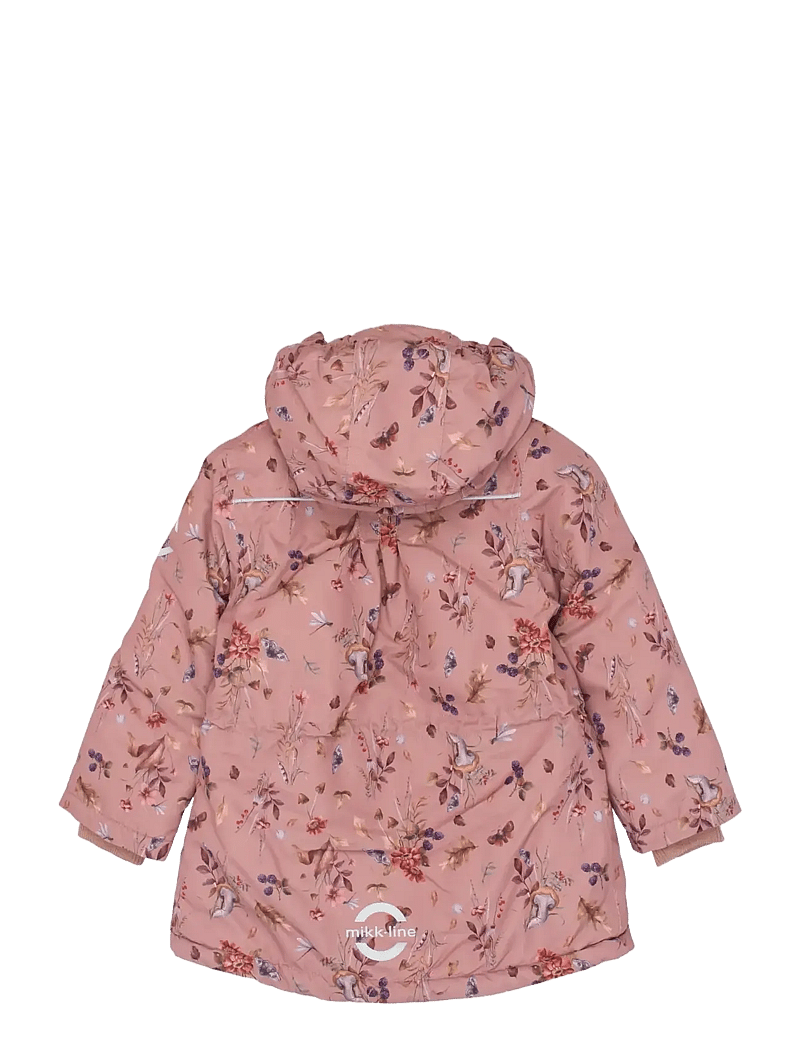 mikk-line - Polyester Jacket - Aop Floral - gewatteerde jassen - burlwood - 1