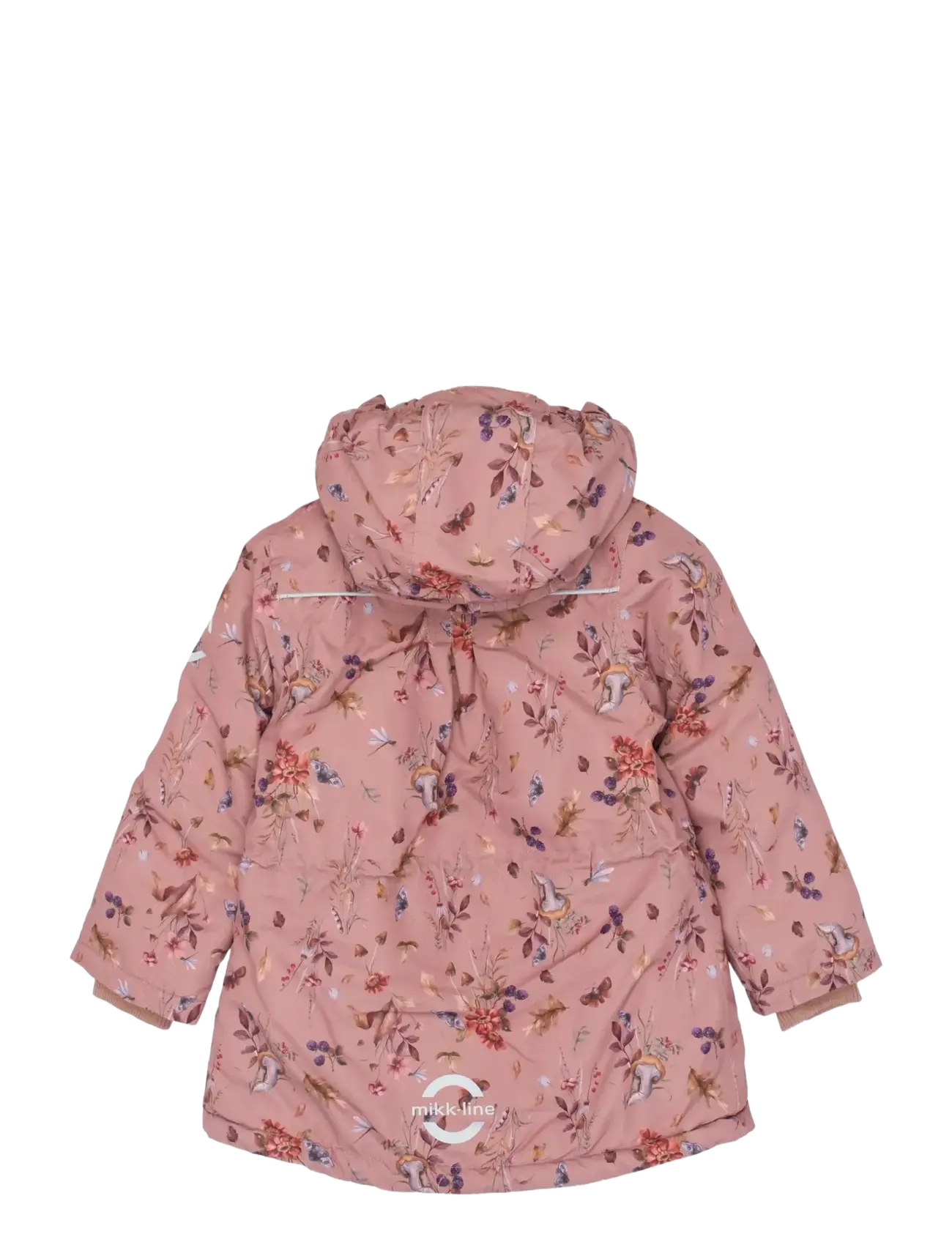 mikk-line - Polyester Jacket - Aop Floral - winter jackets - burlwood - 1