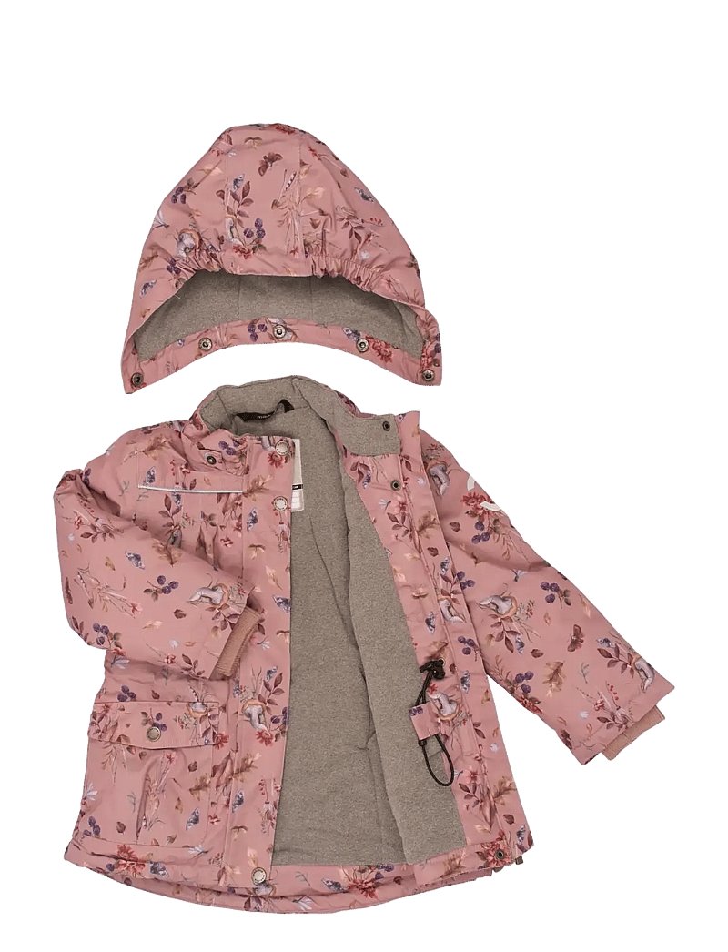 mikk-line - Polyester Jacket - Aop Floral - gewatteerde jassen - burlwood - 2