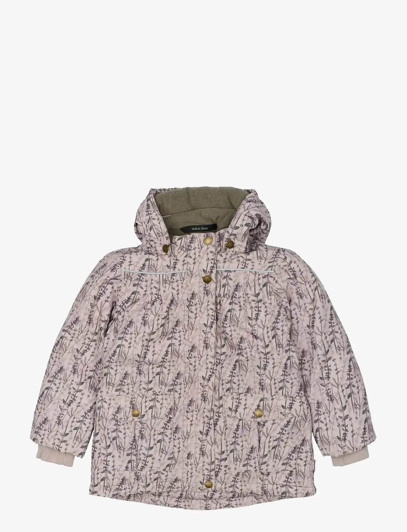 mikk-line - Polyester Jacket - Aop Floral - Žieminės striukės - cloud gray - 0