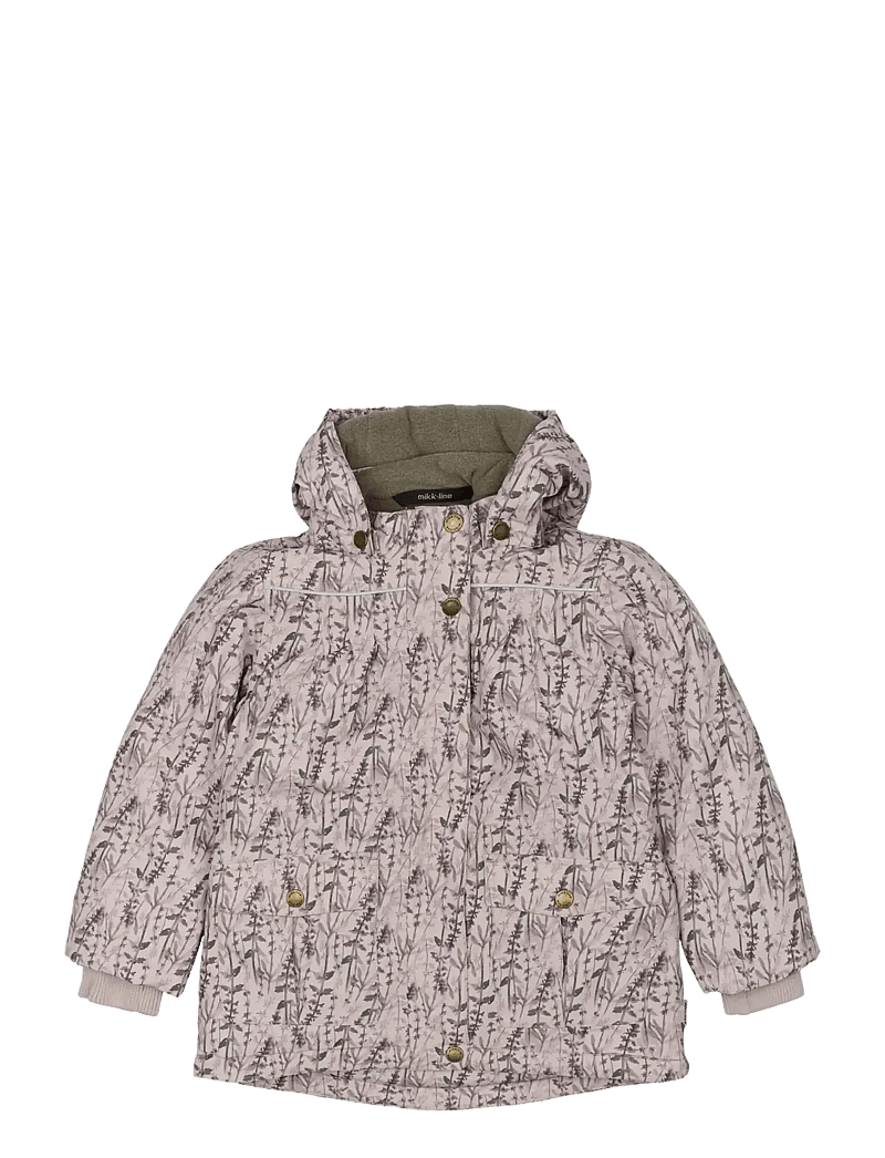 mikk-line - Polyester Jacket - Aop Floral - gewatteerde jassen - cloud gray - 0