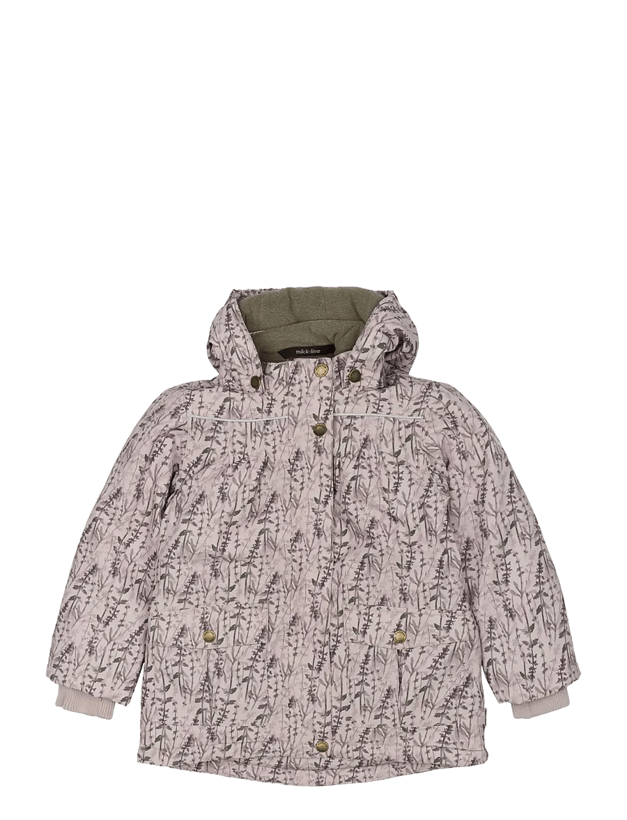 mikk-line - Polyester Jacket - Aop Floral - dūnu jakas - cloud gray - 0
