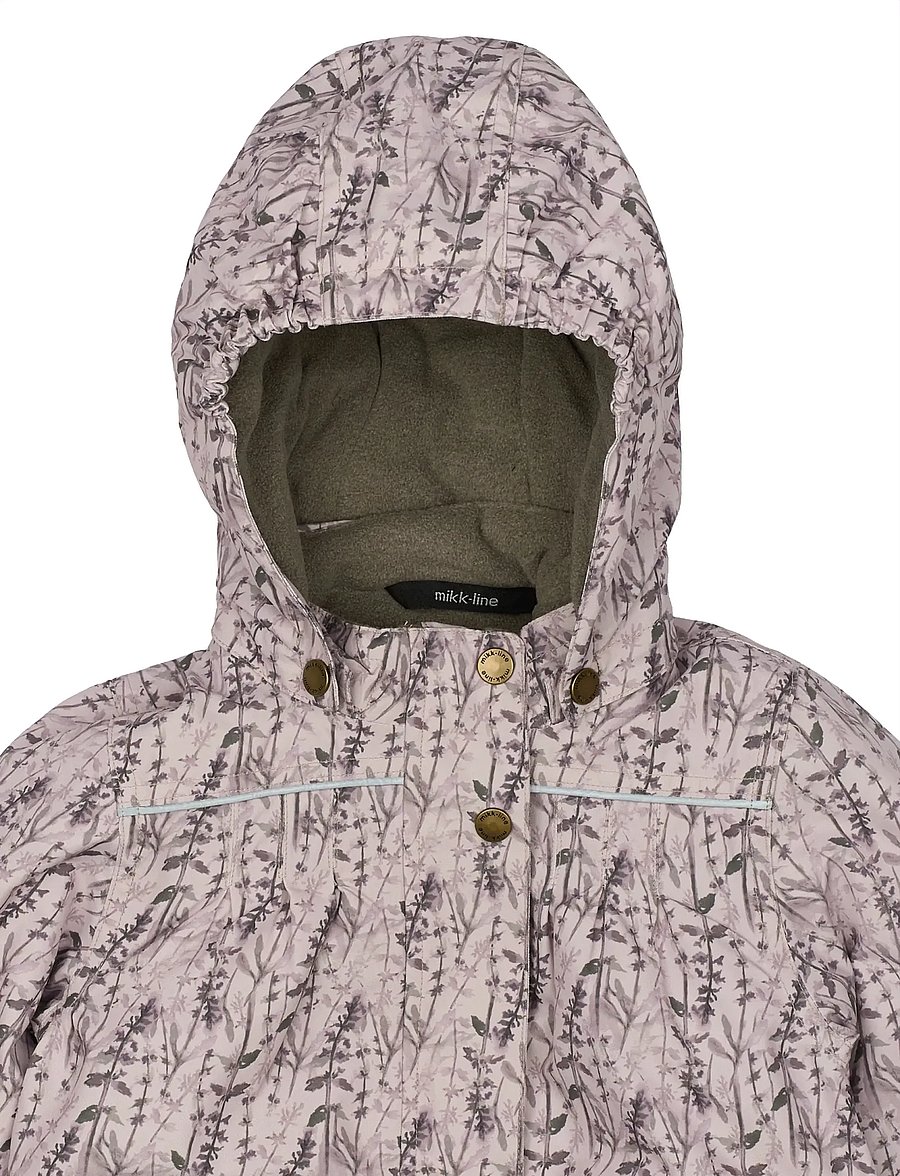 mikk-line - Polyester Jacket - Aop Floral - dūnu jakas - cloud gray - 3