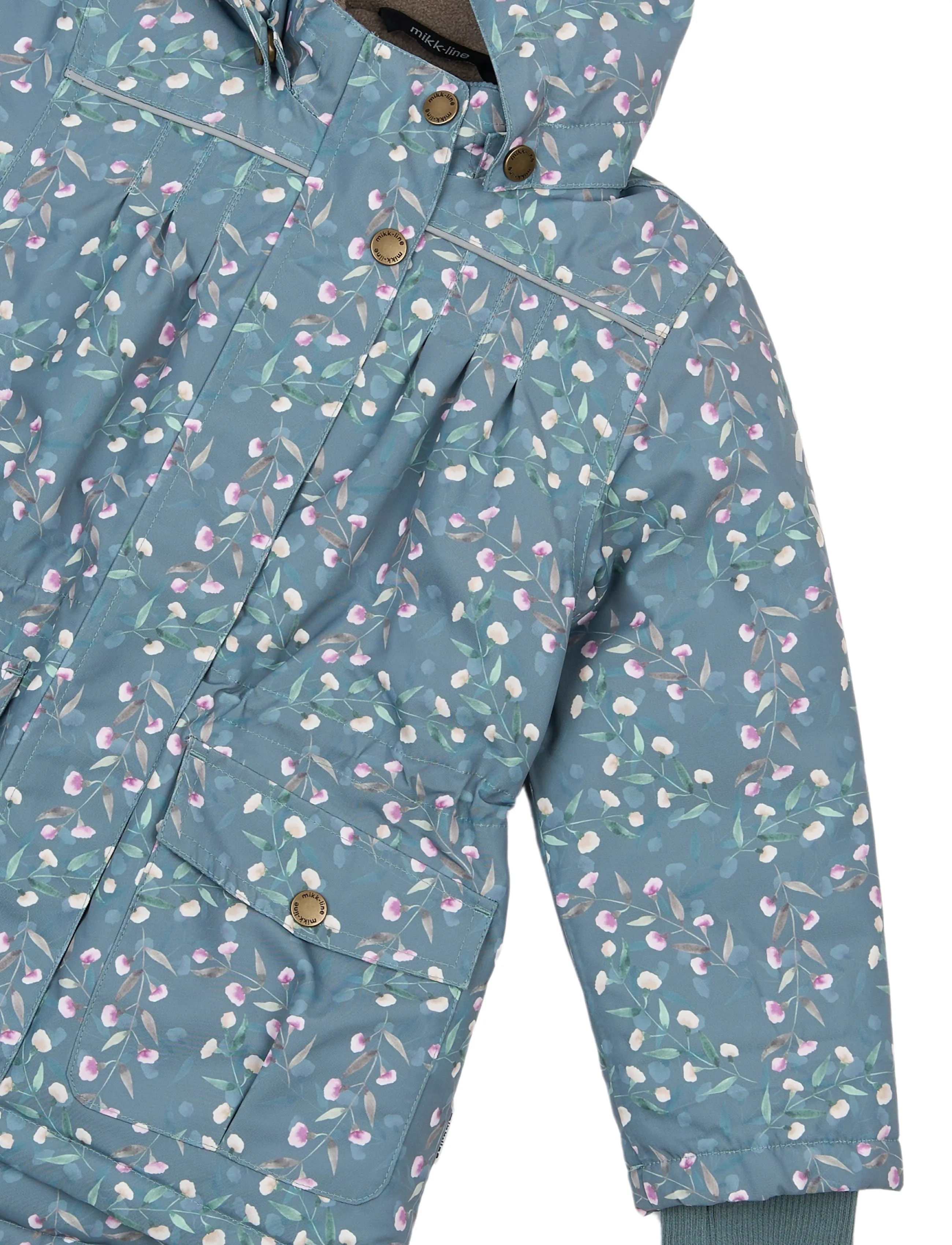 mikk-line - Polyester Jacket - Aop Floral - dunjakker - floral shadow aop - 4