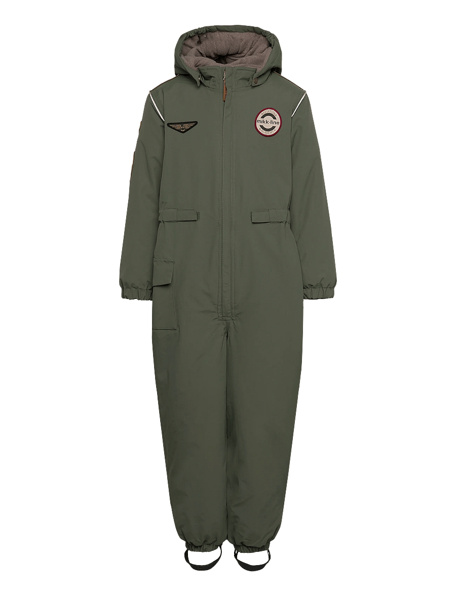 mikk-line - Nylon Junior Suit - Solid - talvekombinesoon - thyme - 0