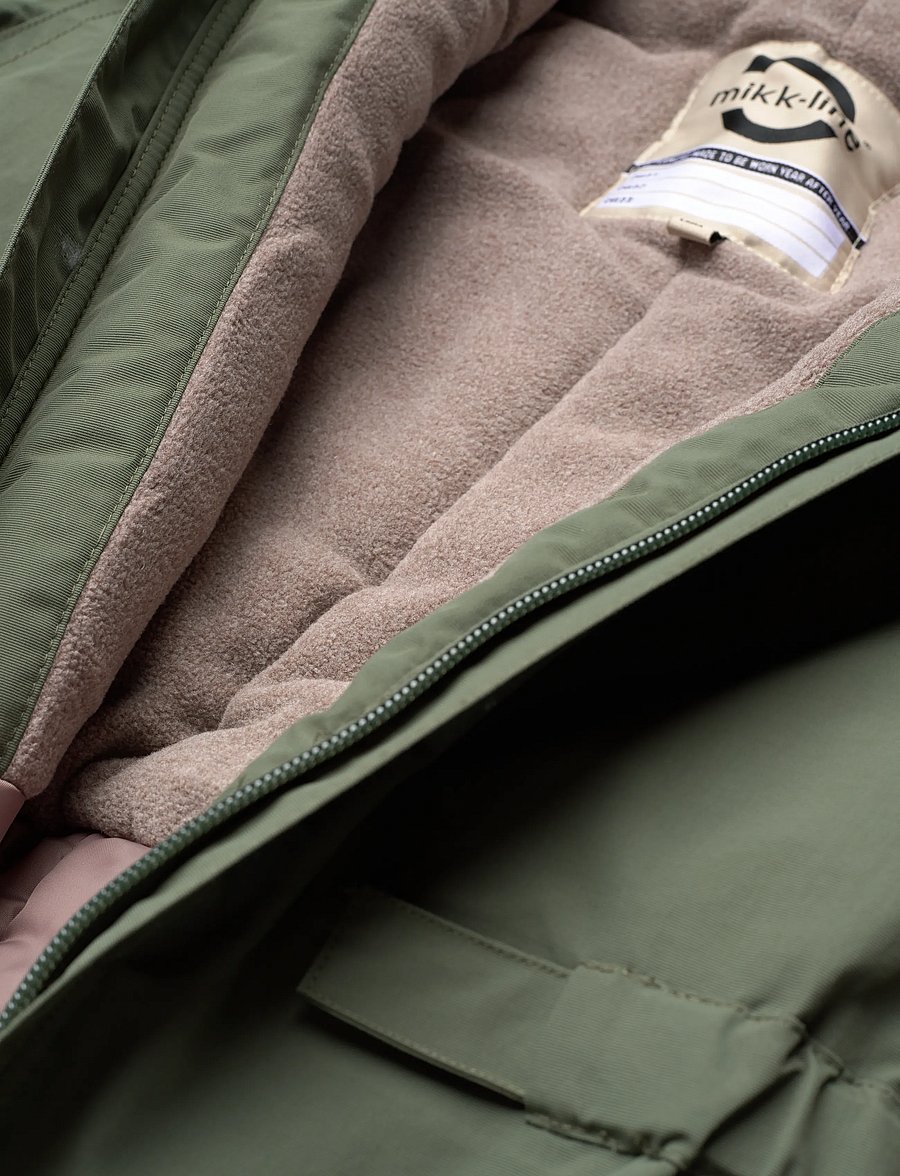 mikk-line - Nylon Junior Suit - Solid - talvekombinesoon - thyme - 3