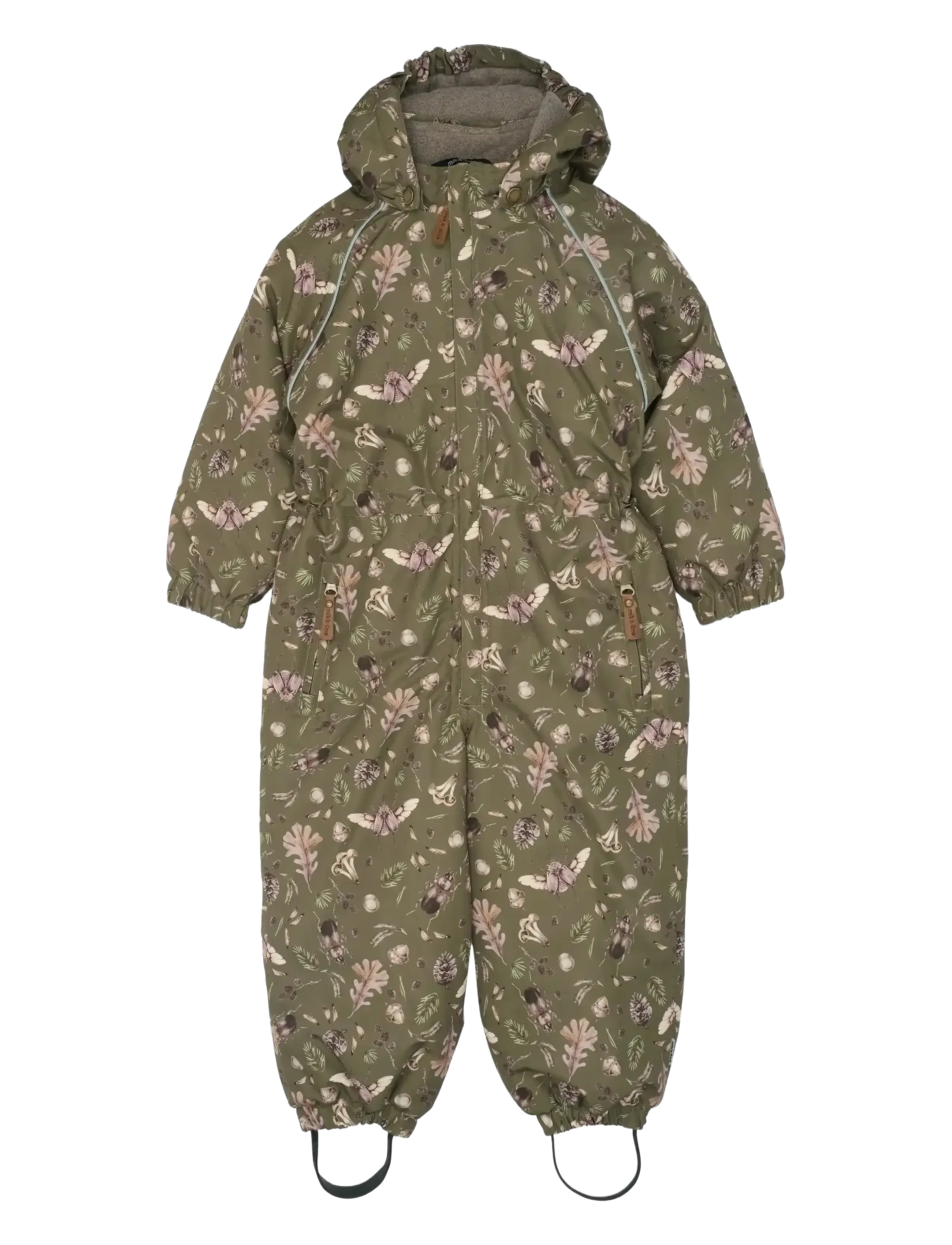mikk-line Polyester Junior Suit - Aop Forrest - Overalls - BURNT OLIVE / green