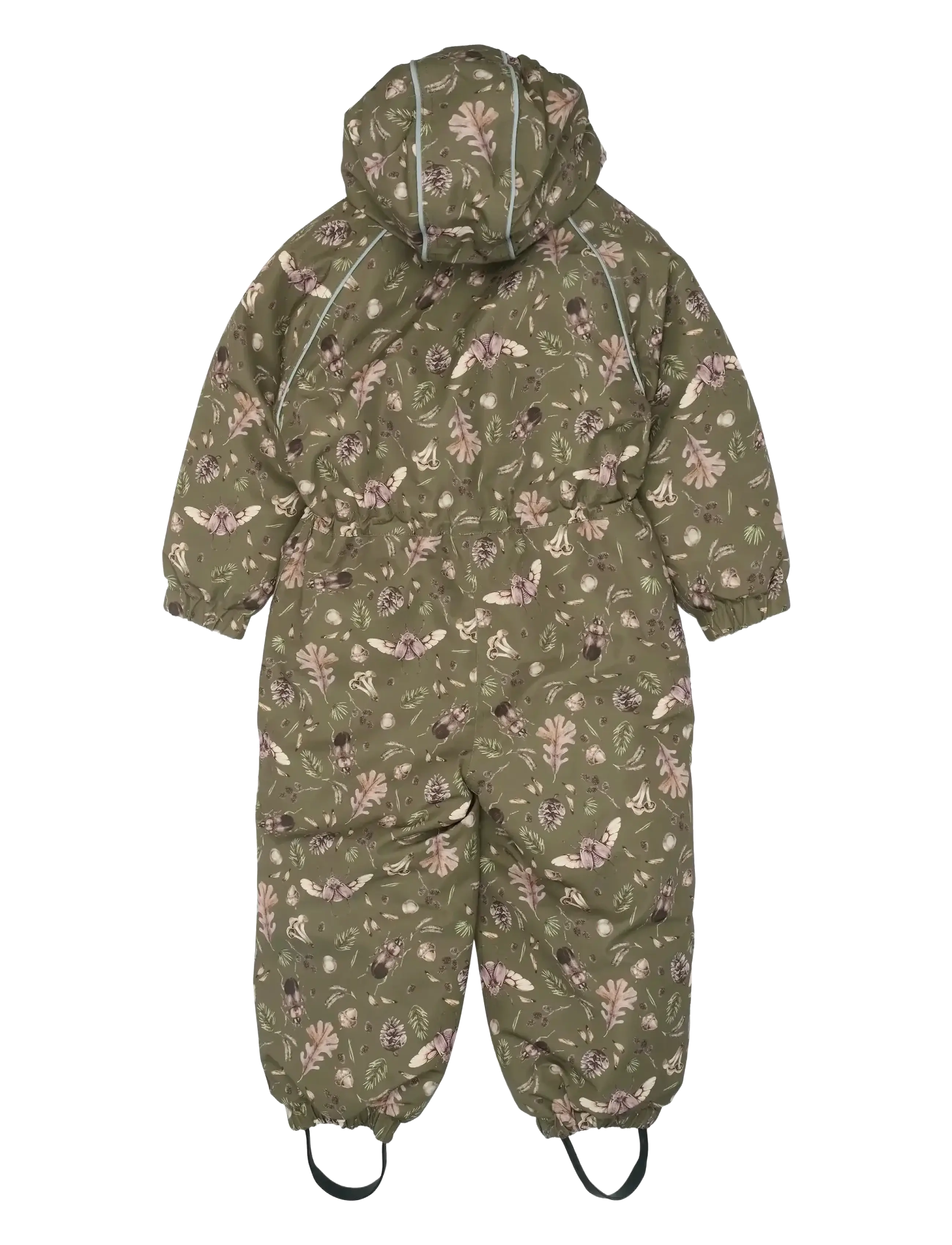 mikk-line - Polyester Junior Suit - Aop Forrest - overalls - burnt olive - 1