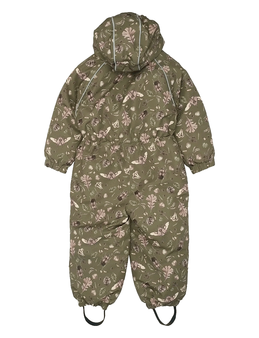 mikk-line - Polyester Junior Suit - Aop Forrest - shop efter alder - burnt olive - 1