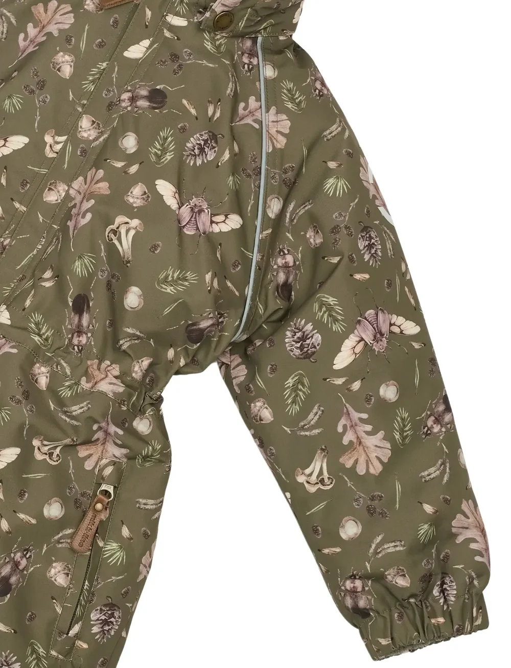 mikk-line - Polyester Junior Suit - Aop Forrest - vinteroveraller - burnt olive - 4