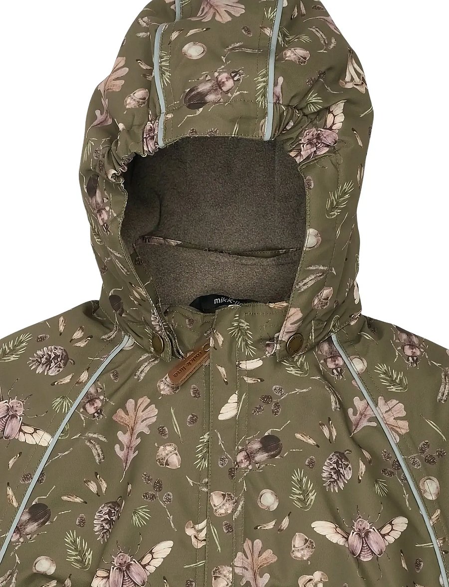 mikk-line - Polyester Junior Suit - Aop Forrest - shop efter alder - burnt olive - 5