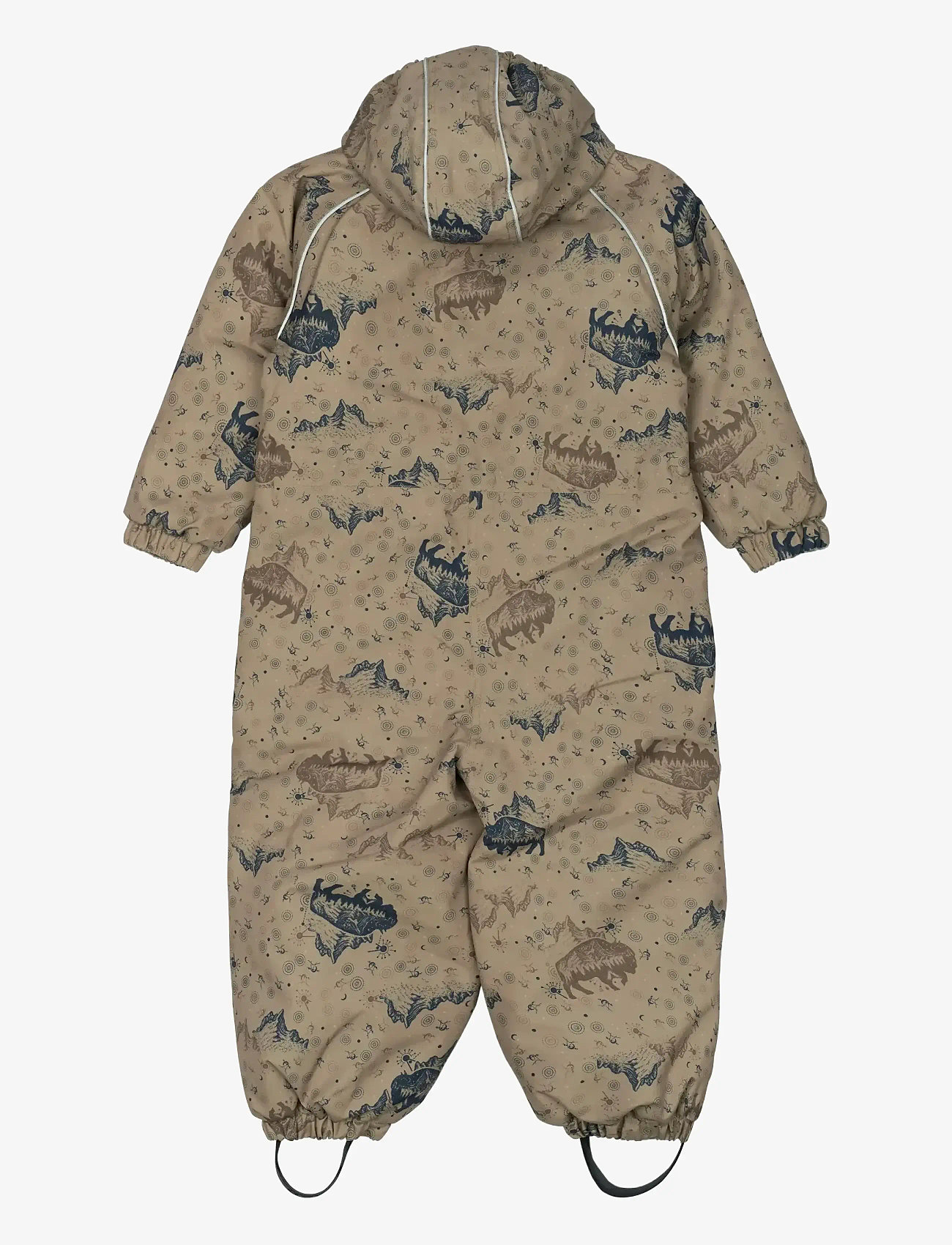 mikk-line - Polyester Junior Suit - Aop Forrest - børn - coriander - 1