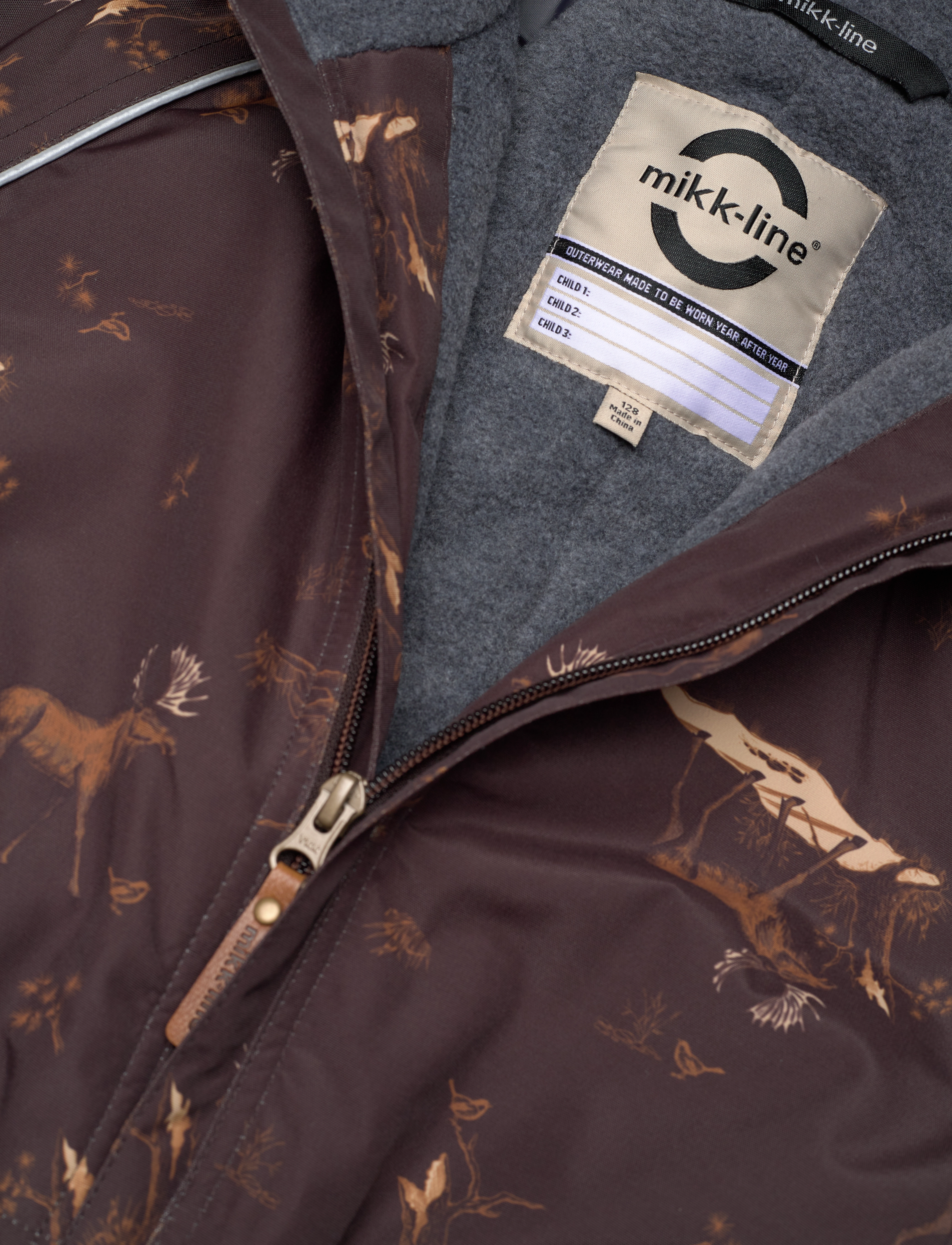mikk-line - Polyester Junior Suit - Aop Forrest - snowsuit - molÉ - 2