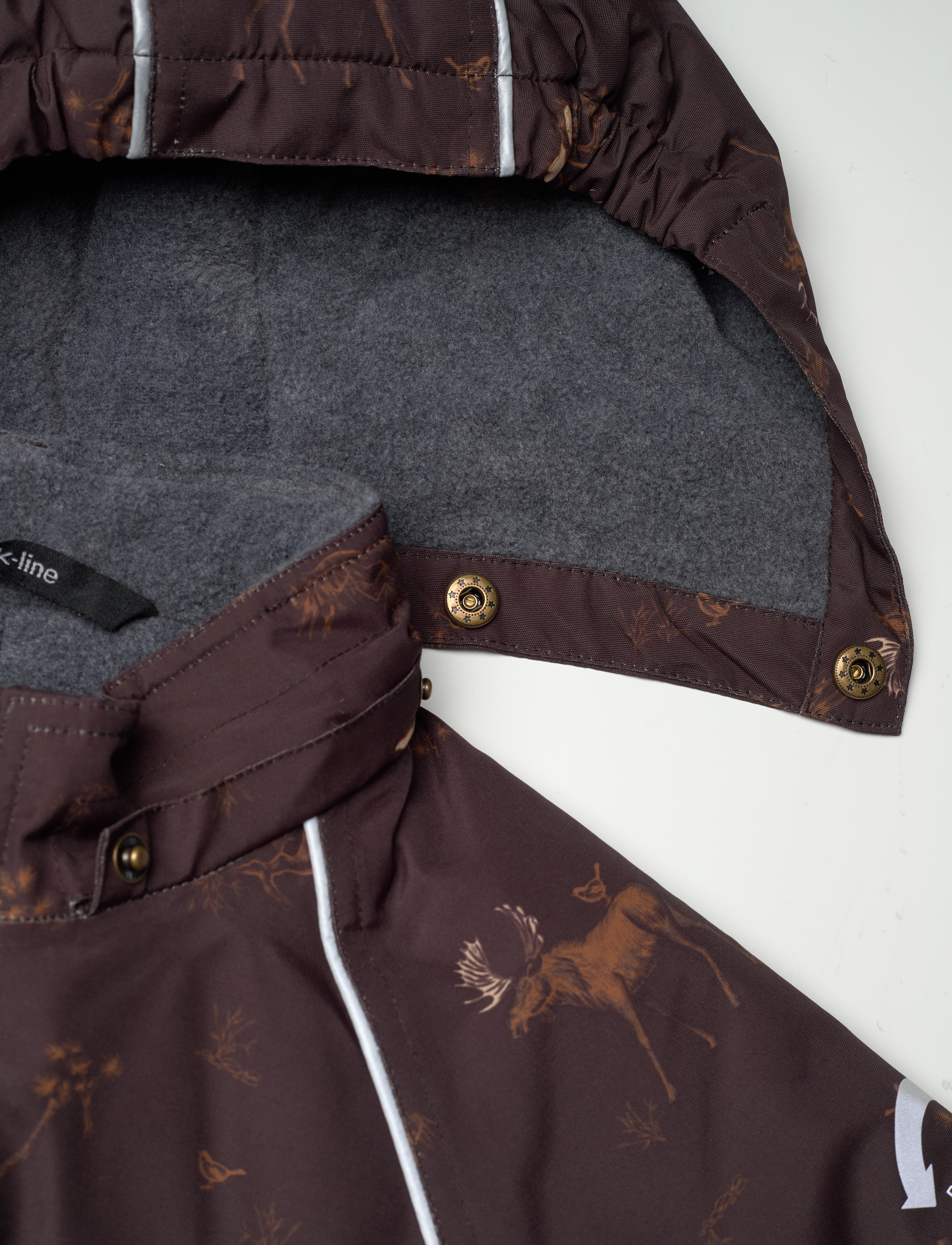 mikk-line - Polyester Junior Suit - Aop Forrest - snowsuit - molÉ - 4