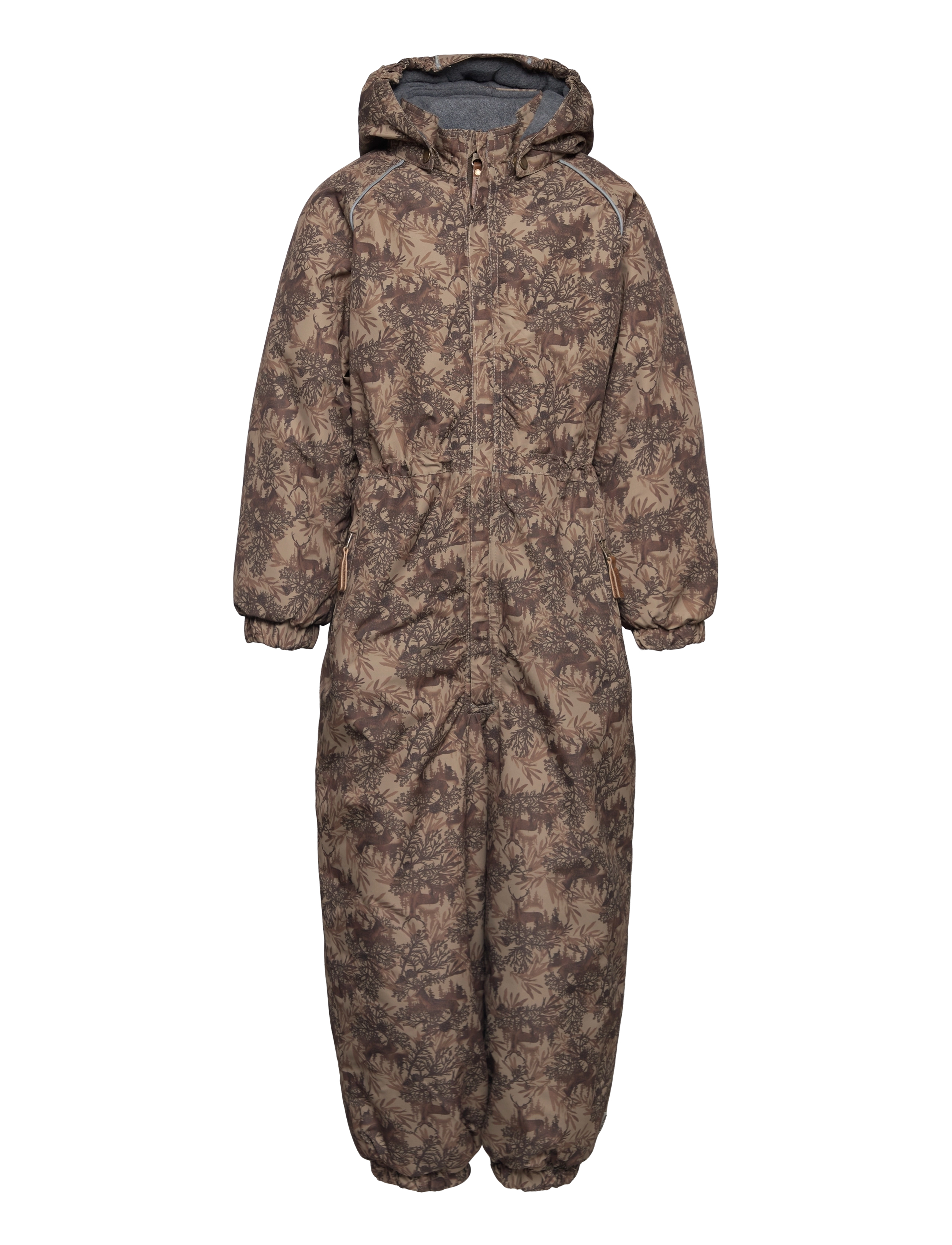 MIKK-LINE Polyester Junior Anzug - Aop Forrest Braun - 92 - Kinder