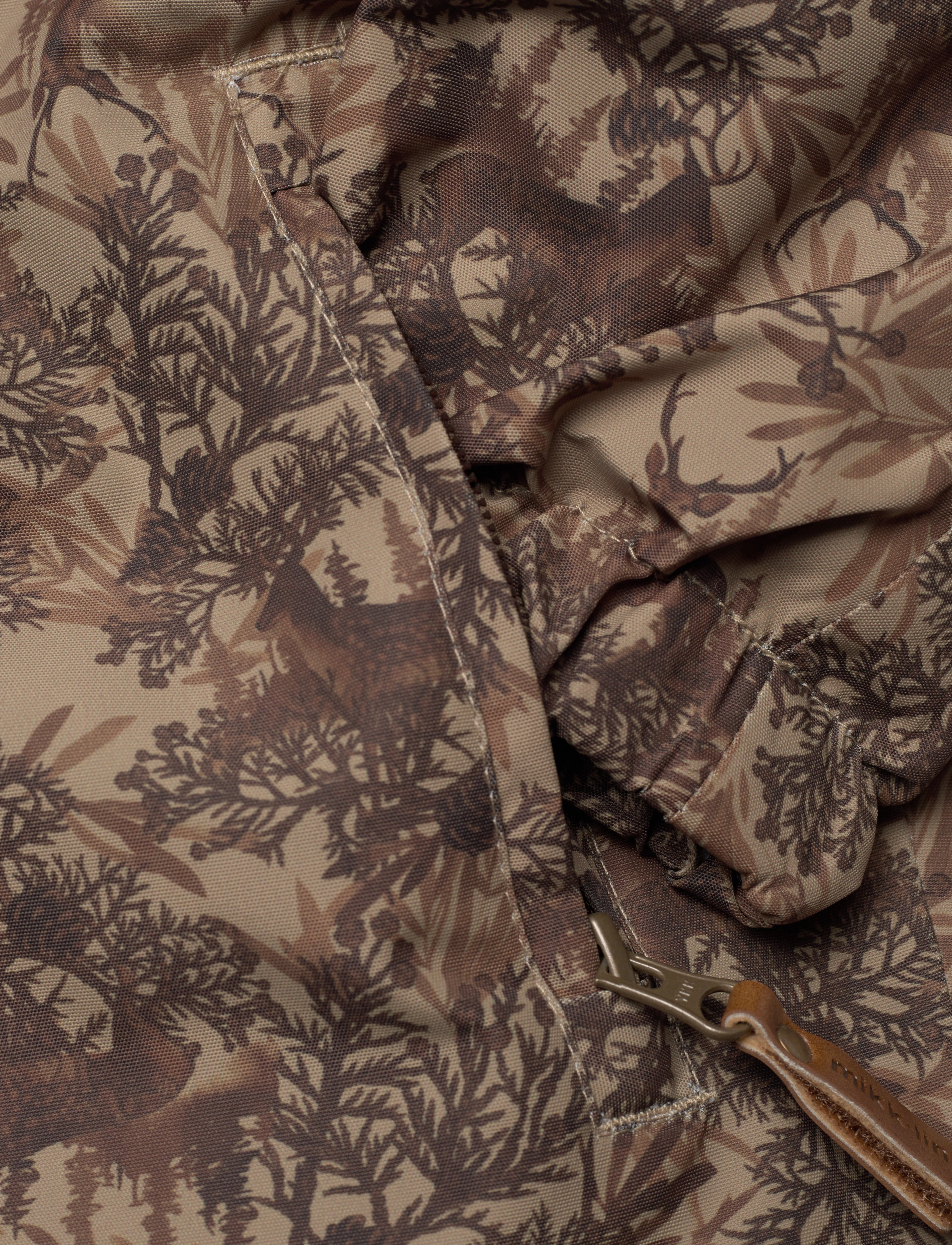 mikk-line - Polyester Junior Suit - Aop Forrest - børn - kelp - 3