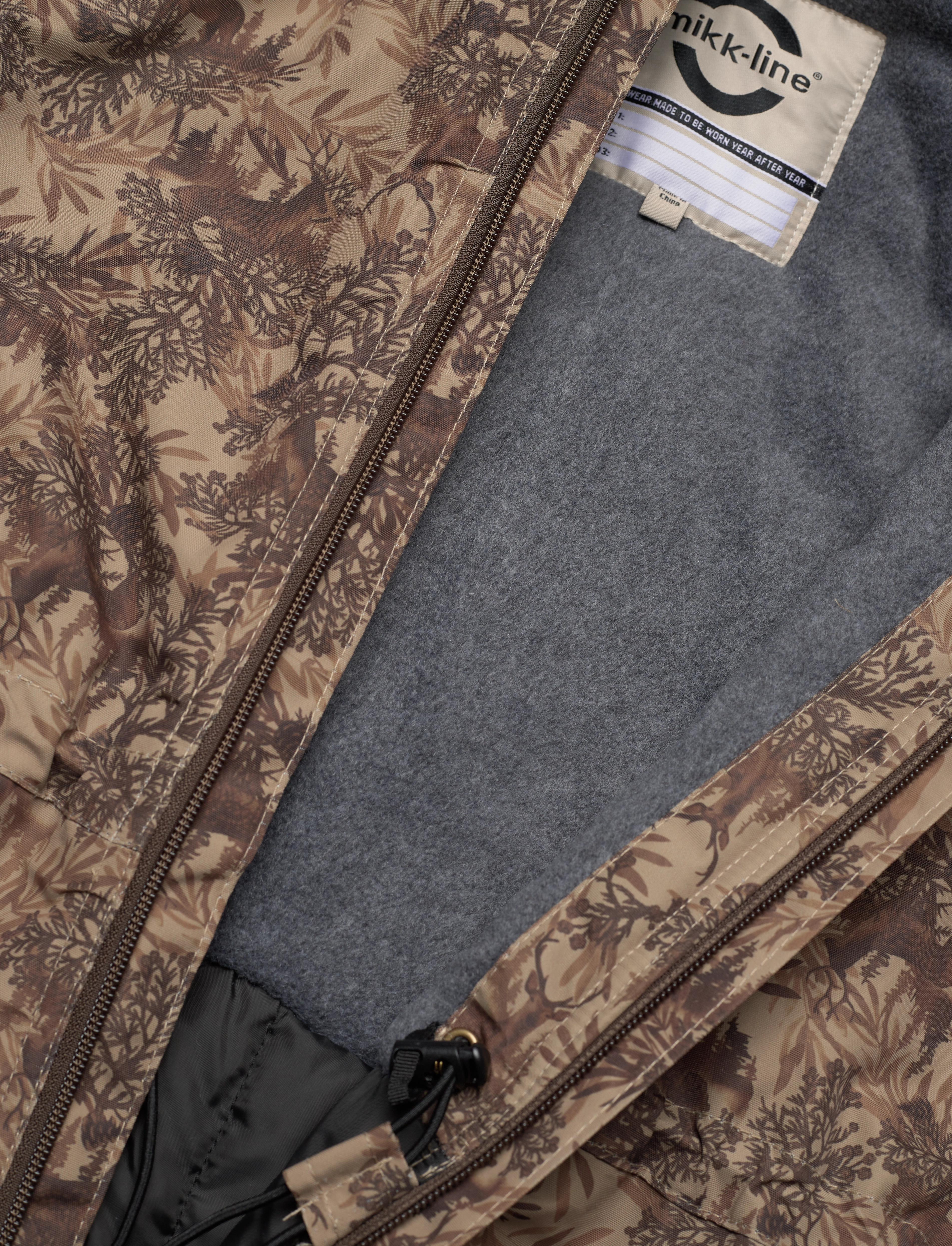 mikk-line - Polyester Junior Suit - Aop Forrest - børn - kelp - 4