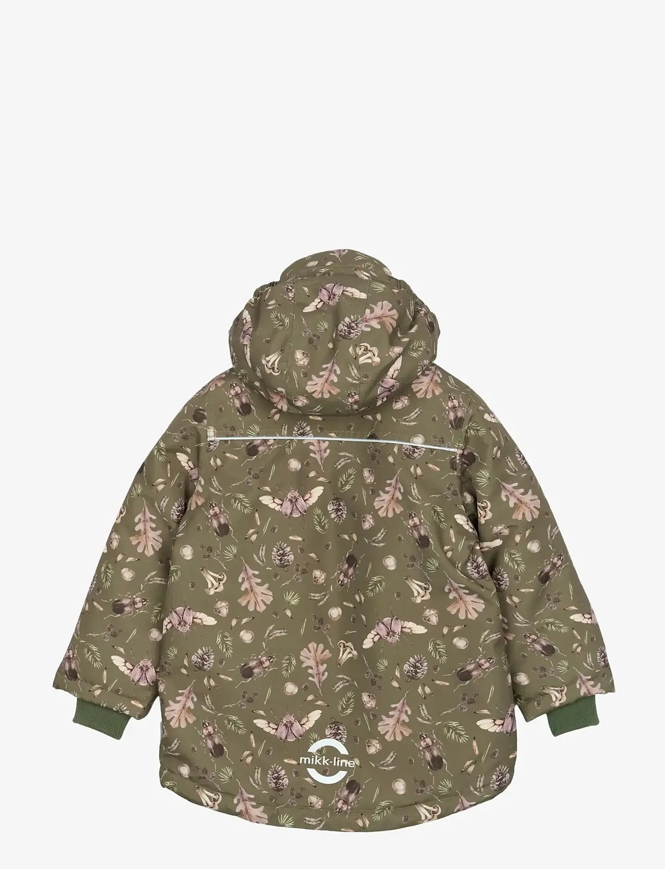 mikk-line - Polyester Jacket - Aop - børn - burnt olive - 1