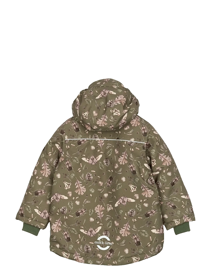 mikk-line - Polyester Jacket - Aop - puhvis ja polsterdatud - burnt olive - 1