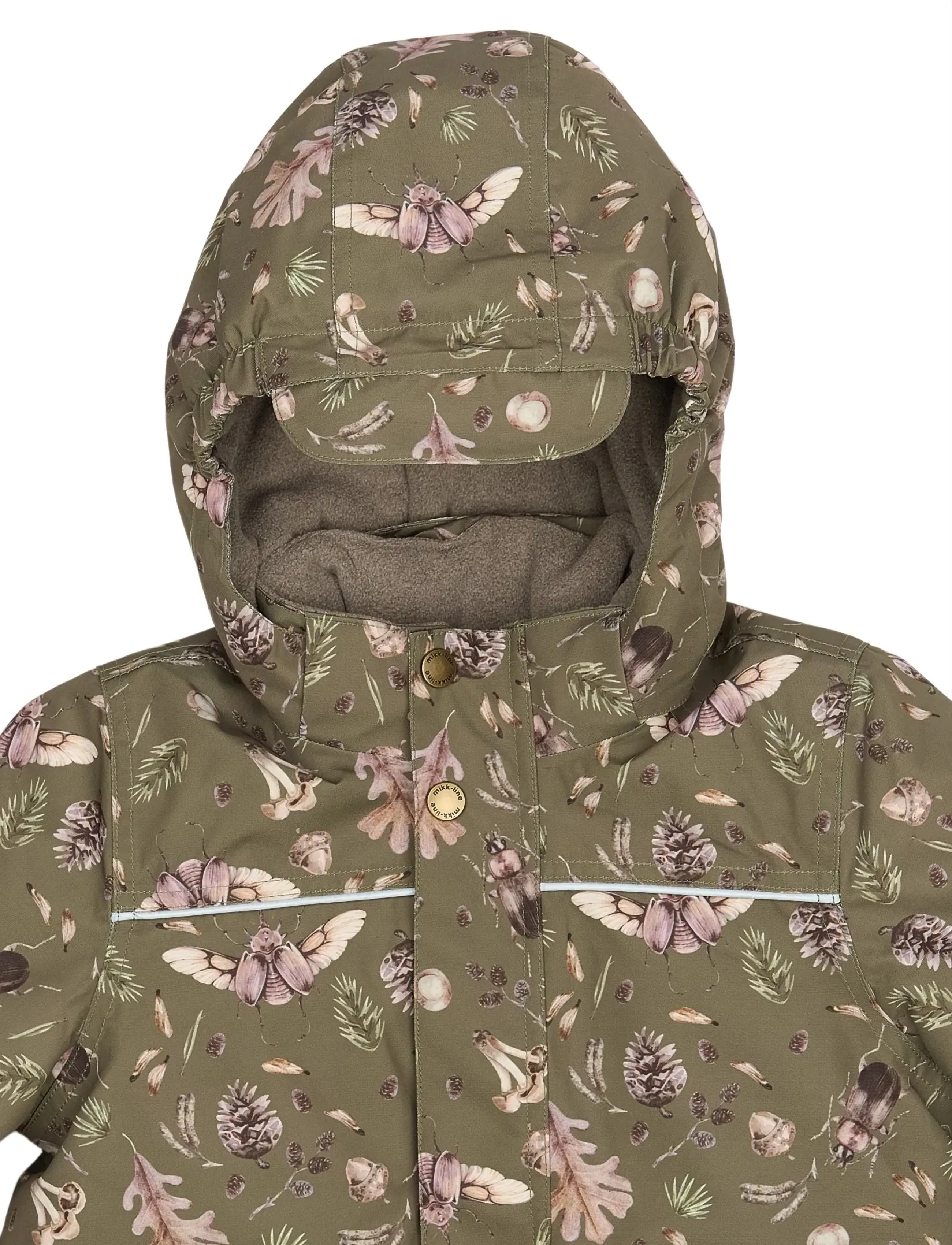 mikk-line - Polyester Jacket - Aop - winterjacken - burnt olive - 3