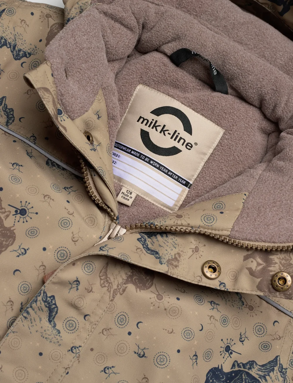 mikk-line - Polyester Jacket - Aop - daunen- und steppjacken - coriander - 2