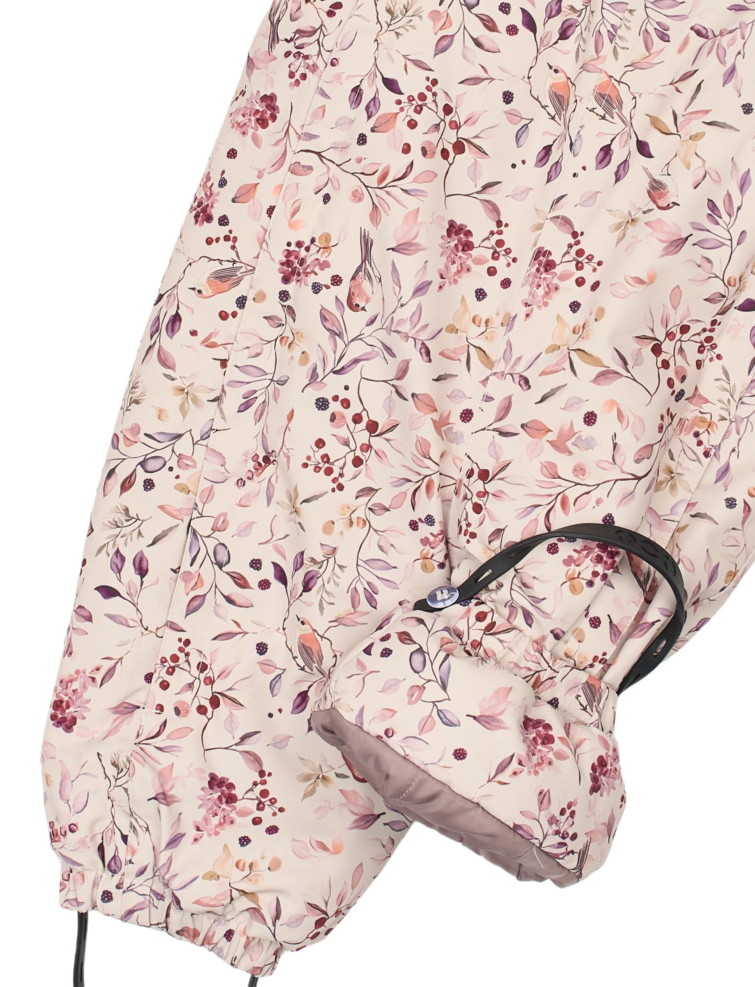 mikk-line - Polyester Baby Suit - Aop - schneeanzug - berries & birds aop - 5
