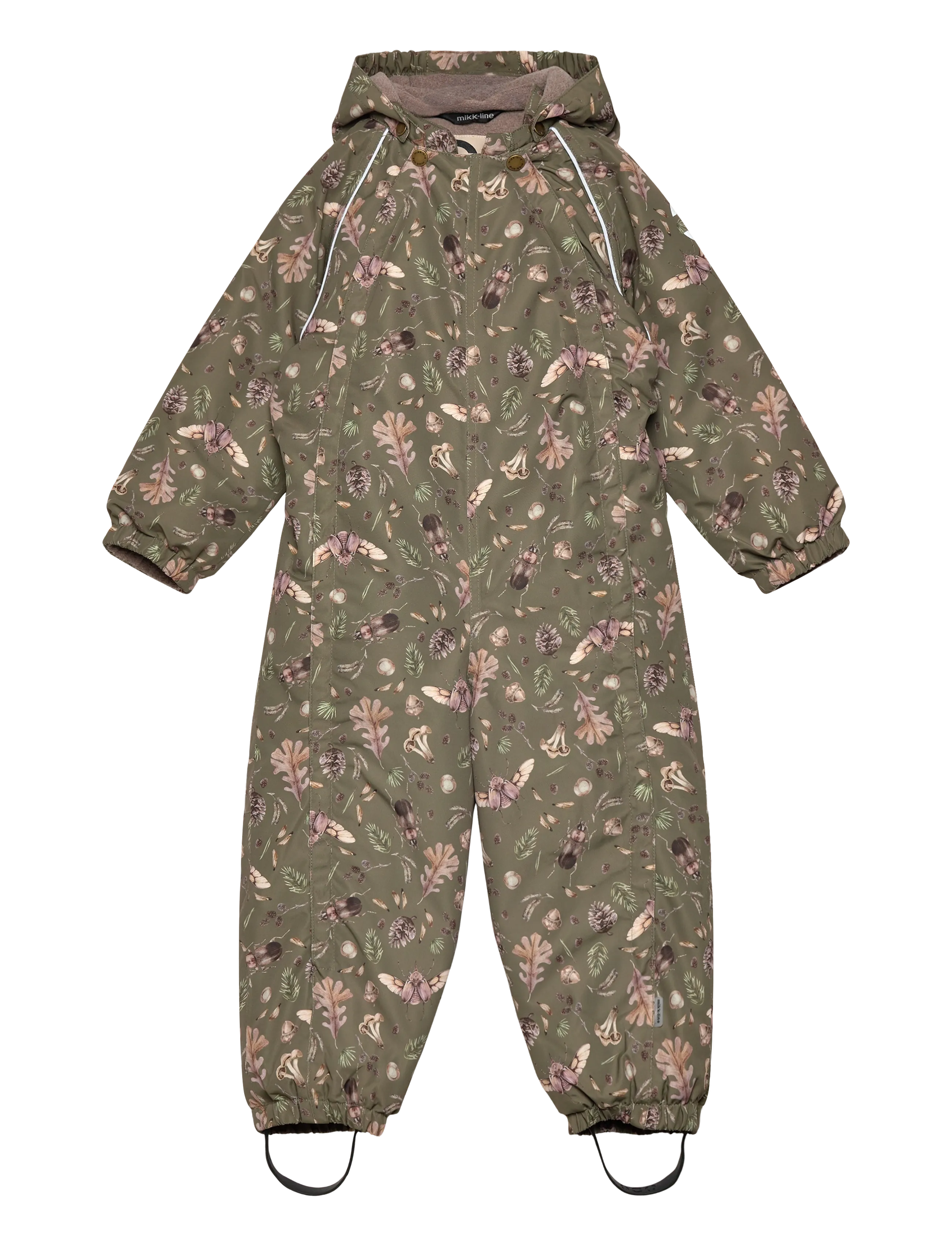 mikk-line Polyester Baby Suit Aop, 92, Coveralls, Khakigrün - Snow-ski Coveralls & Sets, Kinder