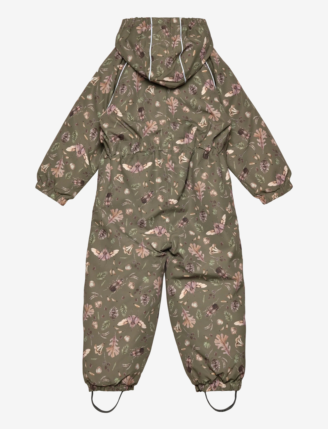 mikk-line - Polyester Baby Suit - Aop - vinteroveraller - burnt olive - 1