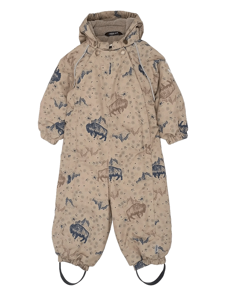 mikk-line - Polyester Baby Suit - Aop - shop efter alder - coriander - 0