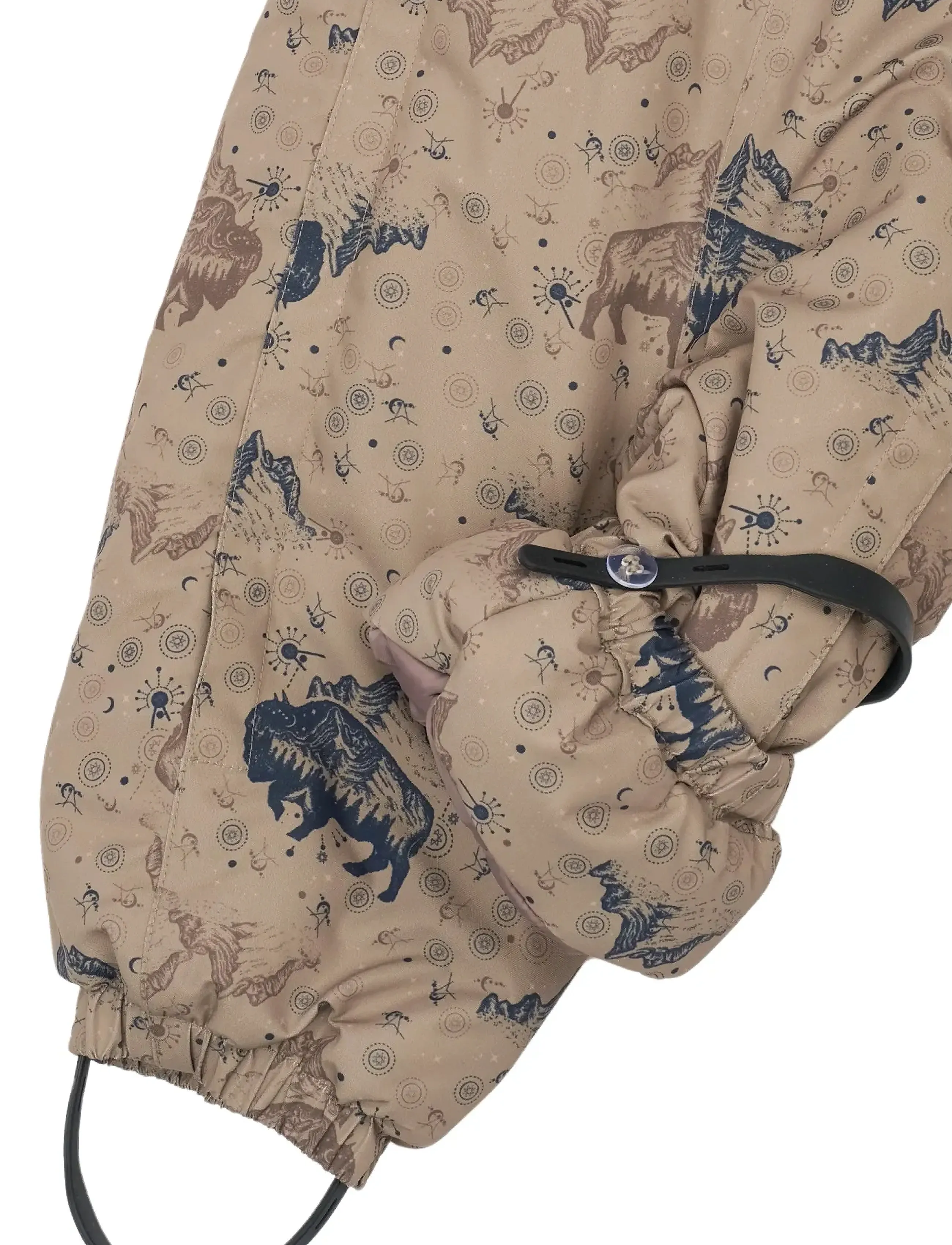 mikk-line - Polyester Baby Suit - Aop - kombinezonai - coriander - 3