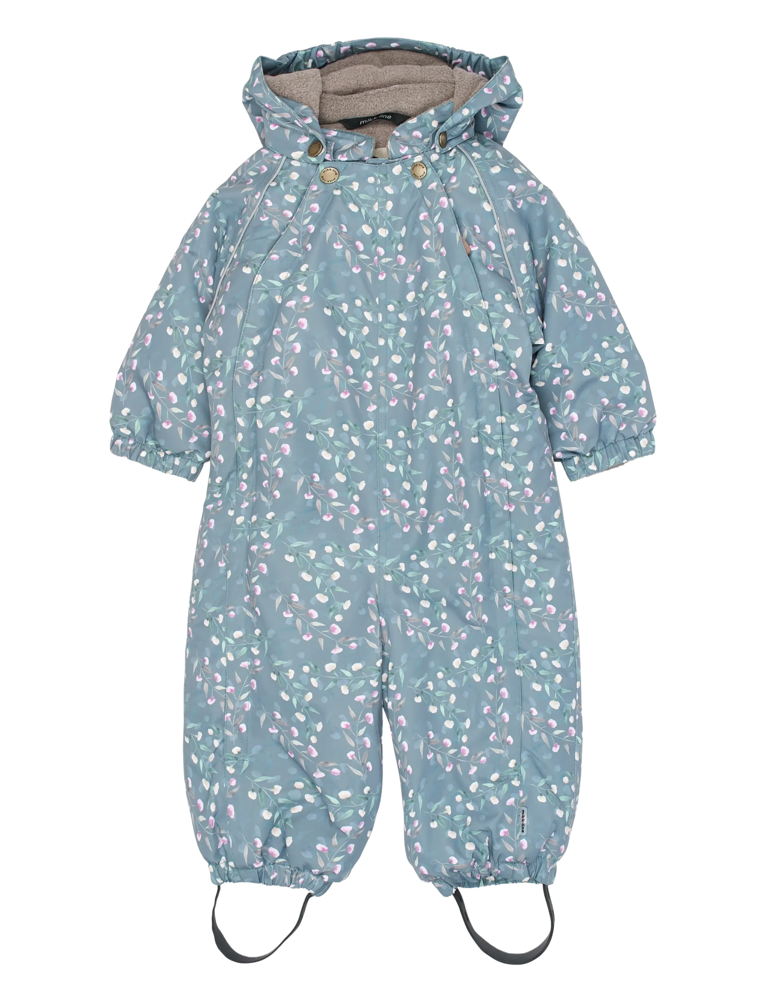 mikk-line Polyester Baby Suit - Aop - Overalls - FLORAL SHADOW AOP / blue