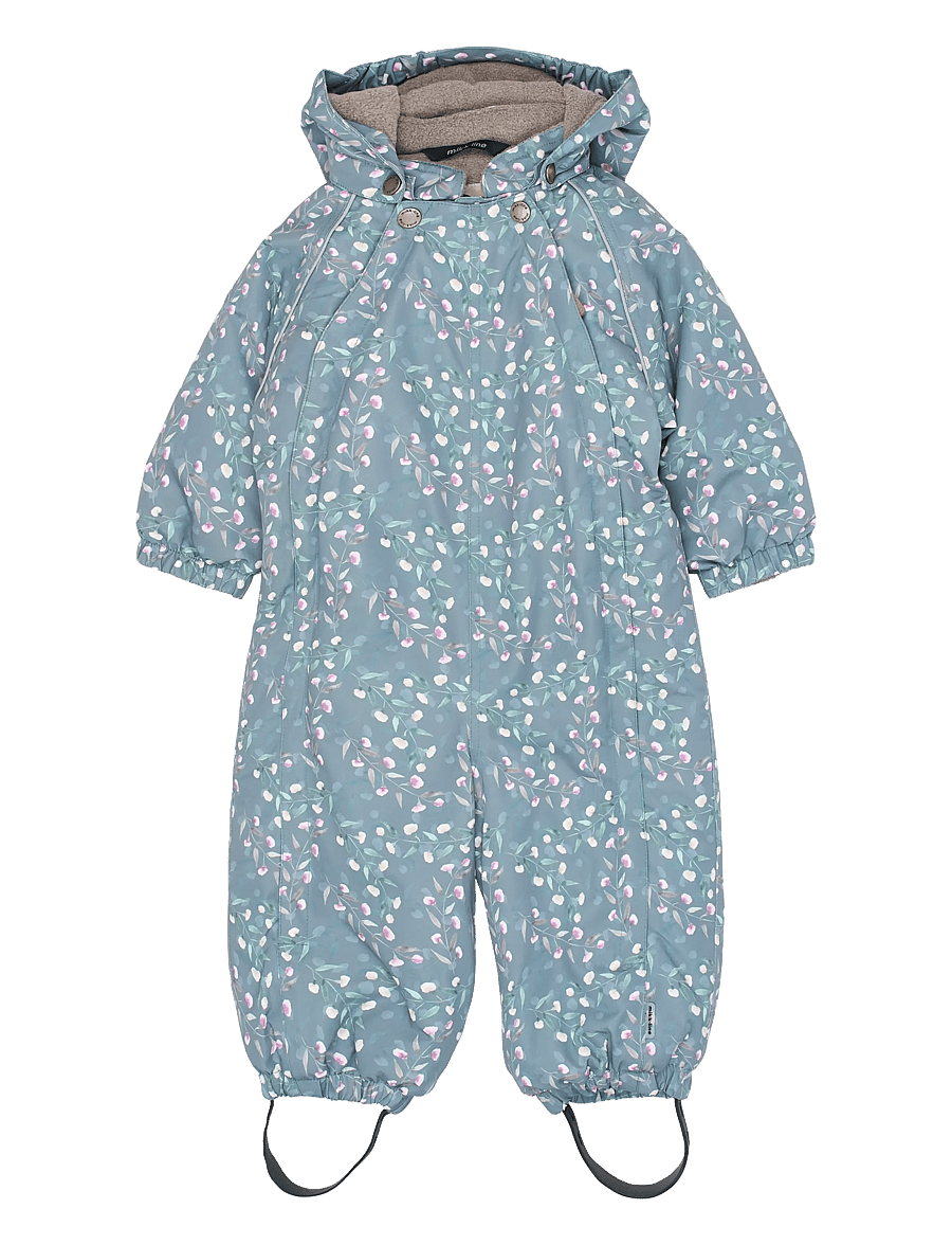 mikk-line - Polyester Baby Suit - Aop - schneeanzug - floral shadow aop - 0