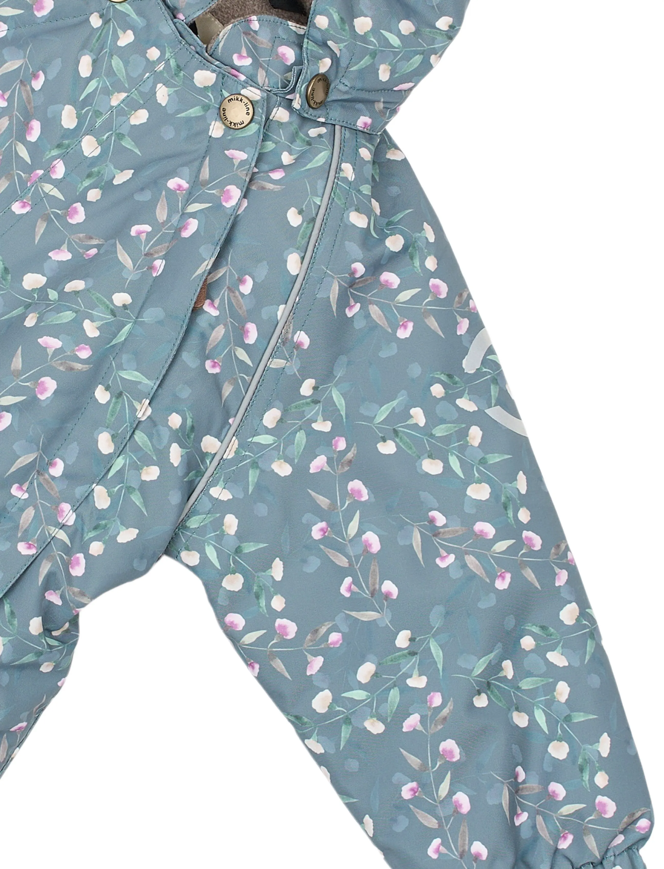 mikk-line - Polyester Baby Suit - Aop - schneeanzug - floral shadow aop - 4