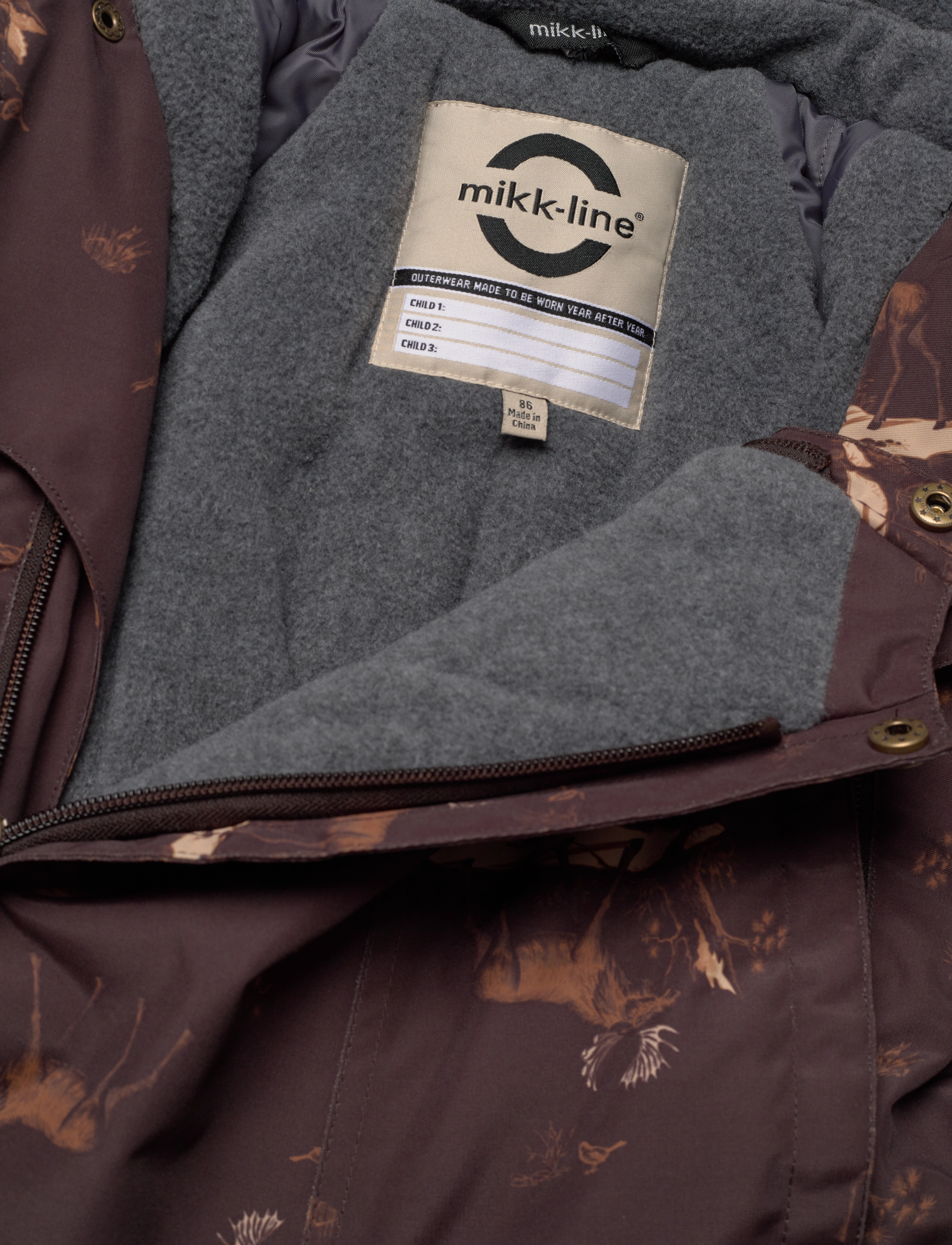mikk-line - Polyester Baby Suit - Aop - talvekombinesoon - molÉ - 3