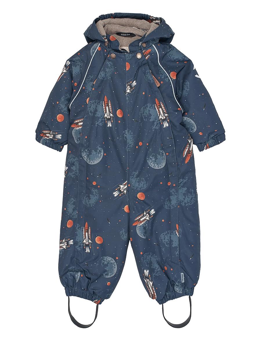 mikk-line - Polyester Baby Suit - Aop - schneeanzug - space aop - 0