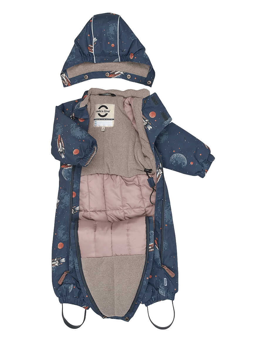 mikk-line - Polyester Baby Suit - Aop - schneeanzug - space aop - 2