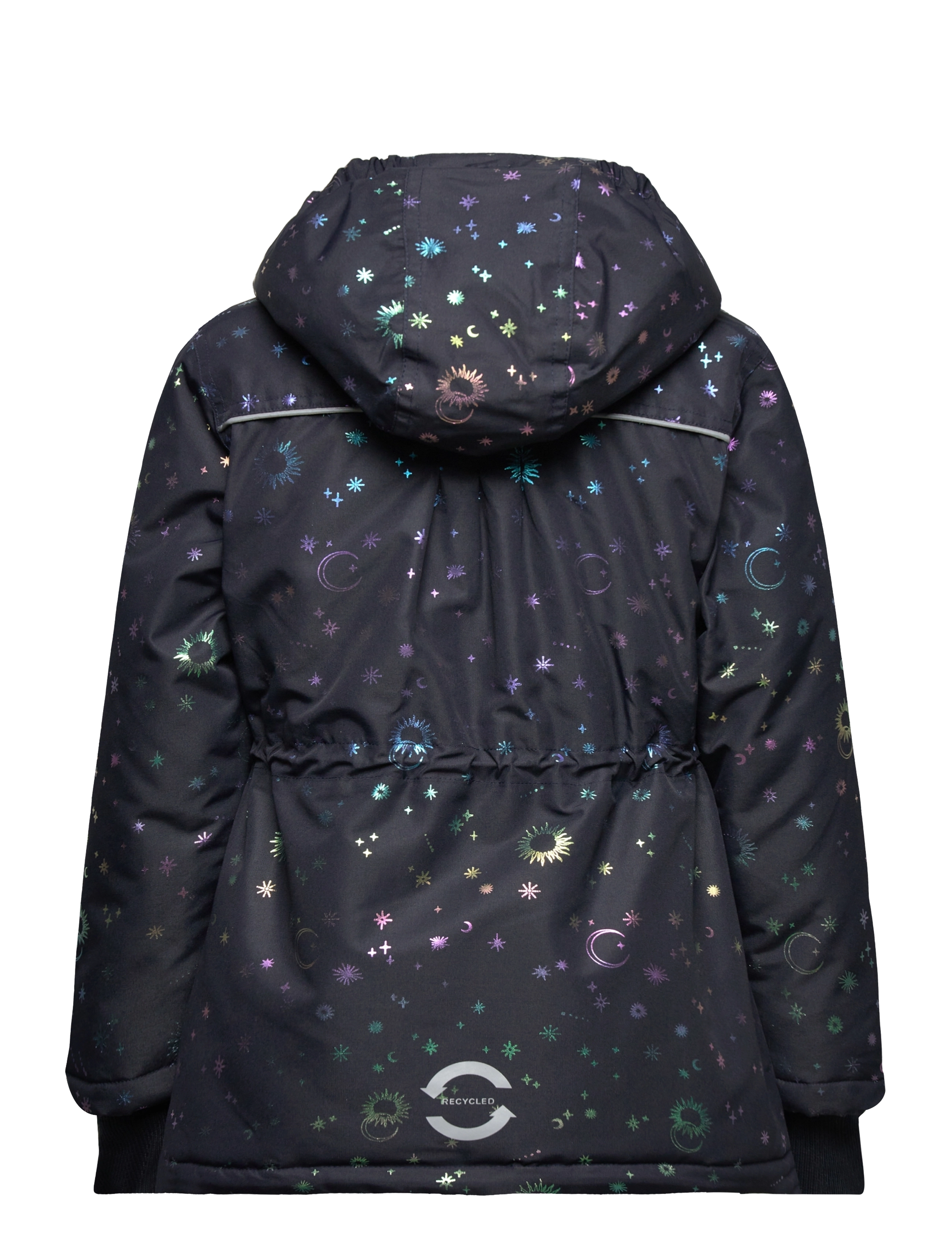 mikk-line - Polyester Girls Jacket - Glitter - winterjacken - dark navy - 1