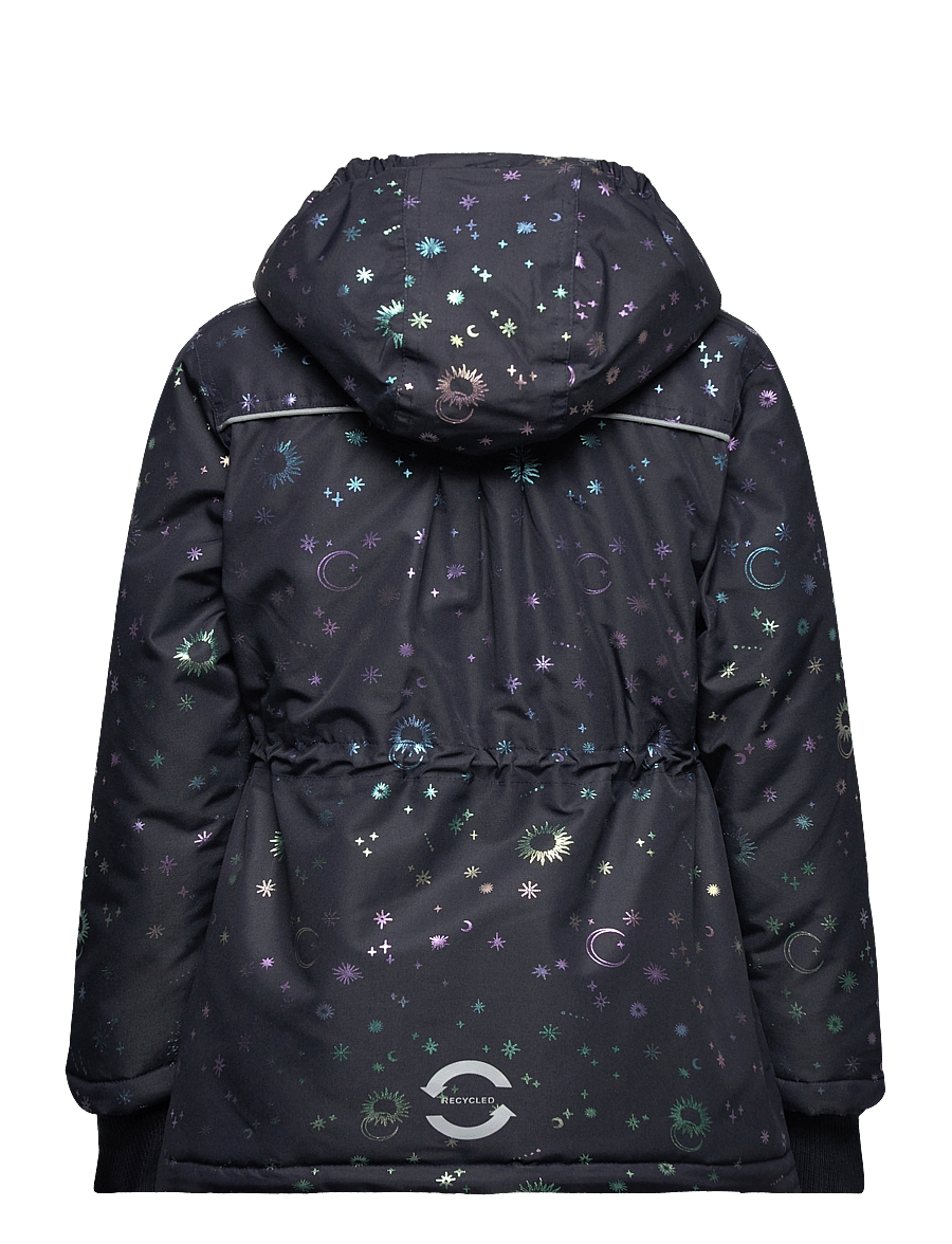 mikk-line - Polyester Girls Jacket - Glitter - winterjacken - dark navy - 1