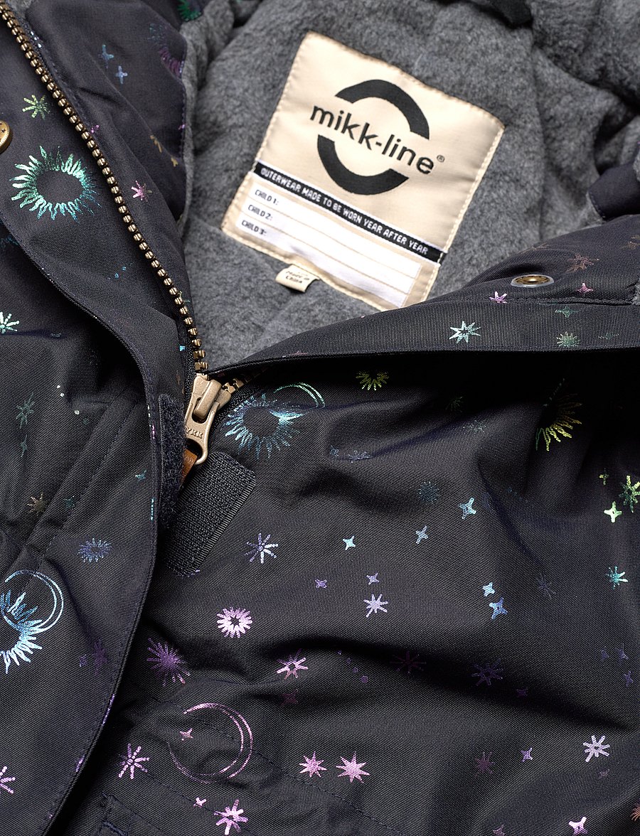 mikk-line - Polyester Girls Jacket - Glitter - winterjacken - dark navy - 2
