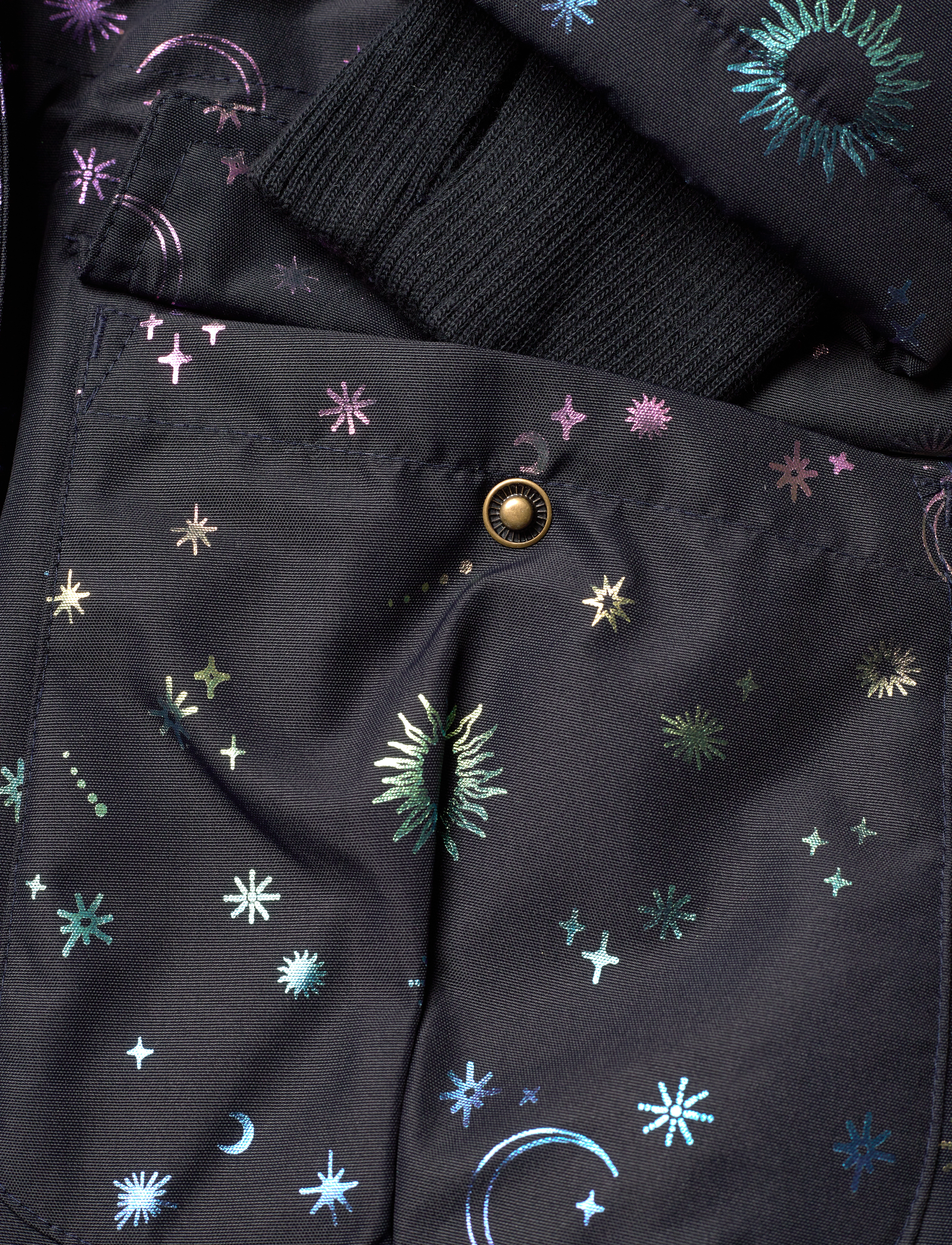 mikk-line - Polyester Girls Jacket - Glitter - winterjacken - dark navy - 3