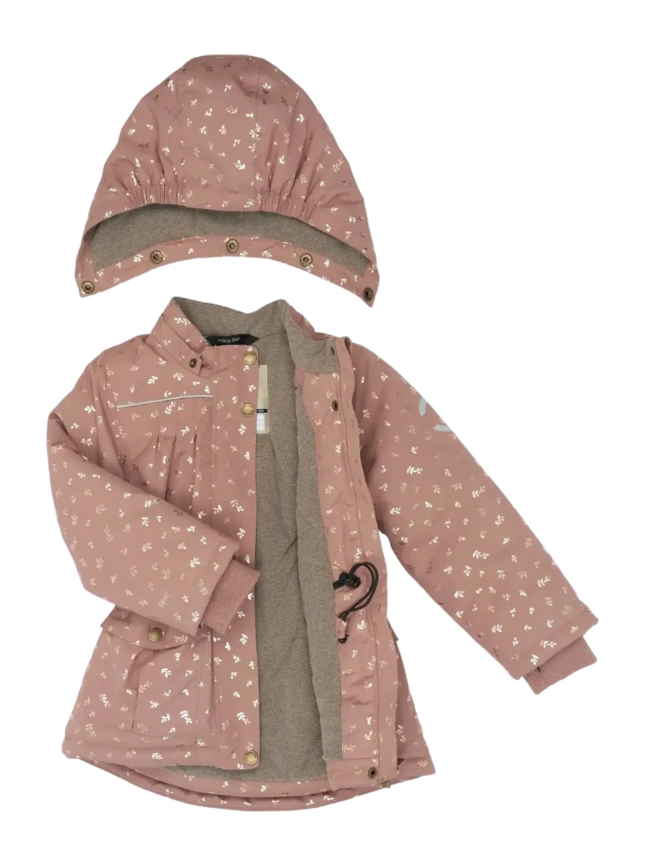 mikk-line - Polyester Jacket - Glitter - vinterjakker - burlwood - 2