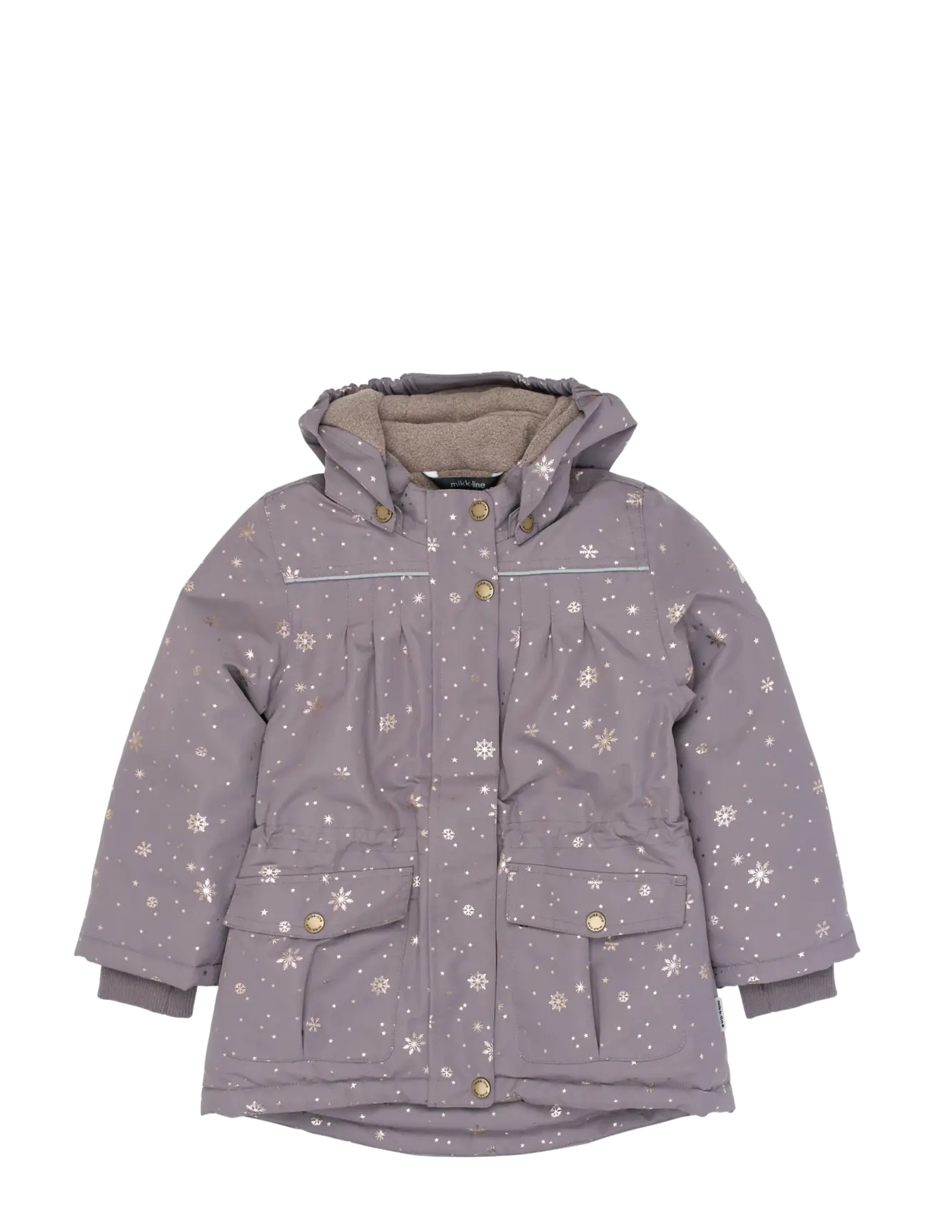 mikk-line Polyester Jacket - Glitter - View all - SNOWFLAKE AOP / purple
