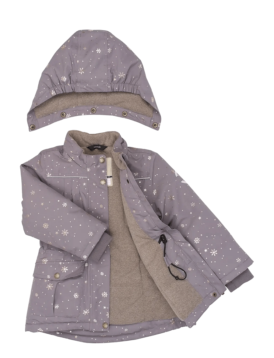 mikk-line - Polyester Jacket - Glitter - ski jackets - snowflake aop - 2
