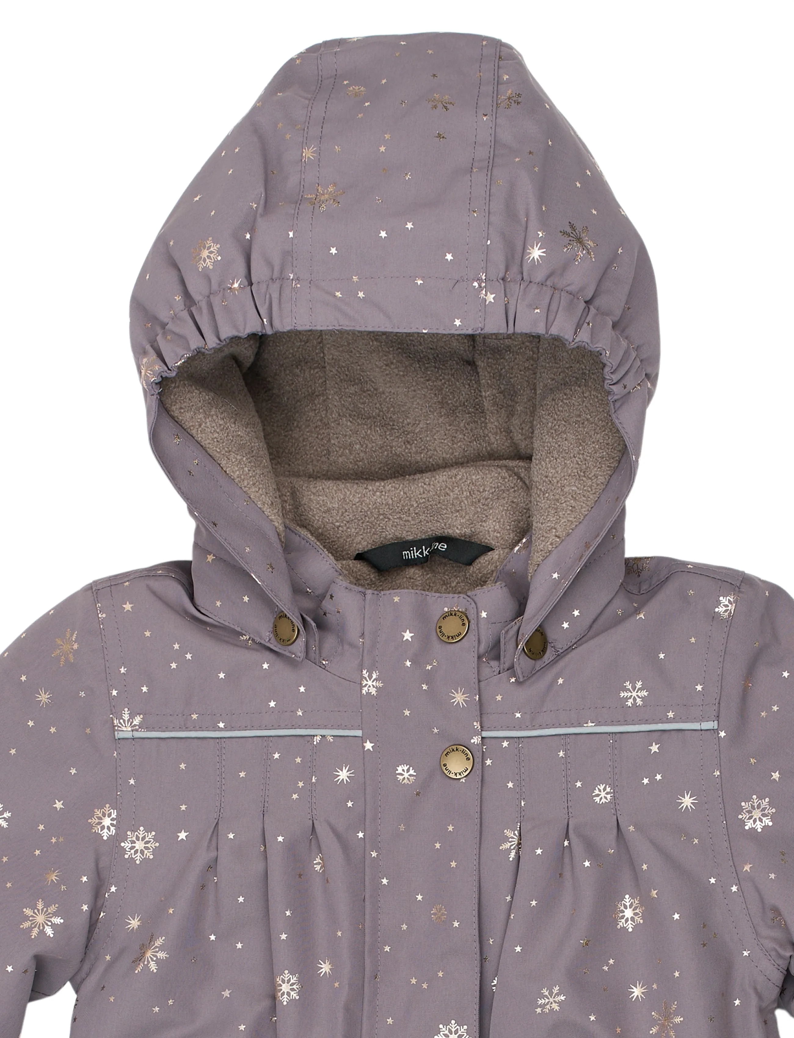mikk-line - Polyester Jacket - Glitter - ski jackets - snowflake aop - 3