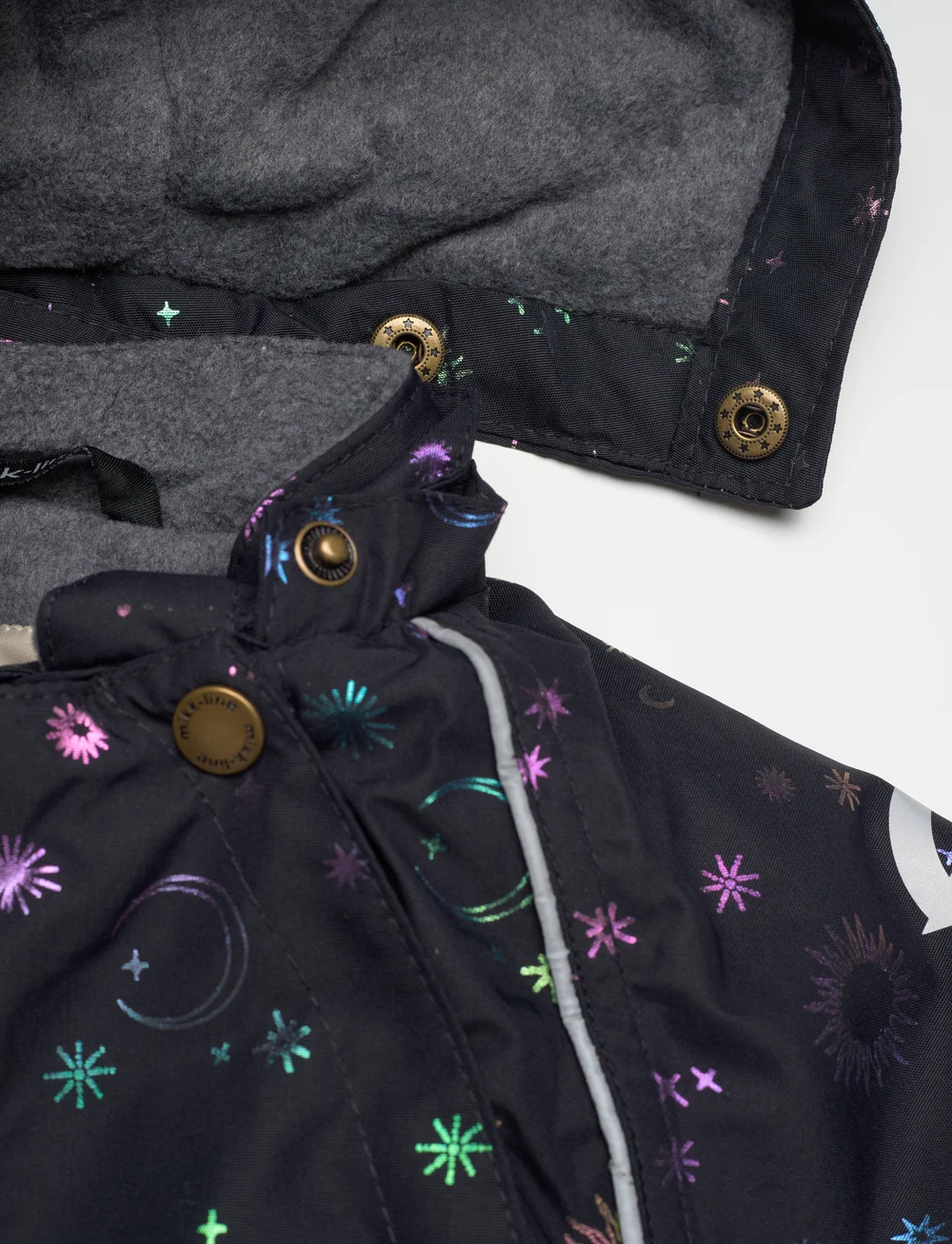 mikk-line - Polyester Baby Suit - Glitter - schneeanzug - dark navy - 3