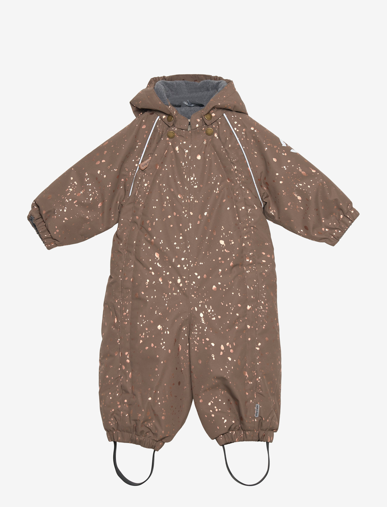 mikk-line - Polyester Baby Suit - Glitter - chocolate chip - 1