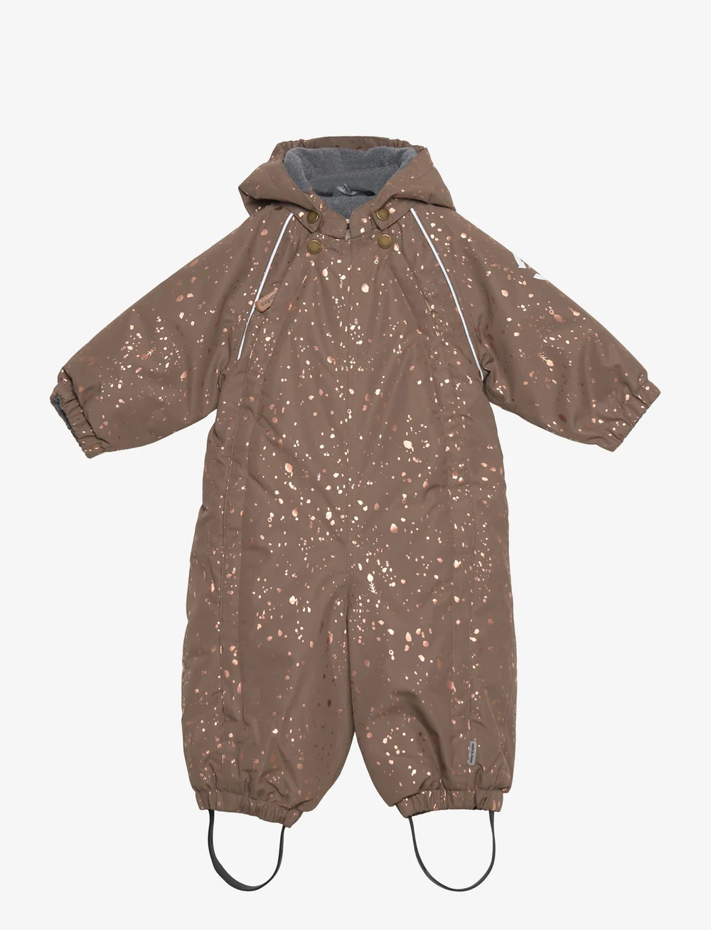 mikk-line - Polyester Baby Suit - Glitter - chocolate chip - 1